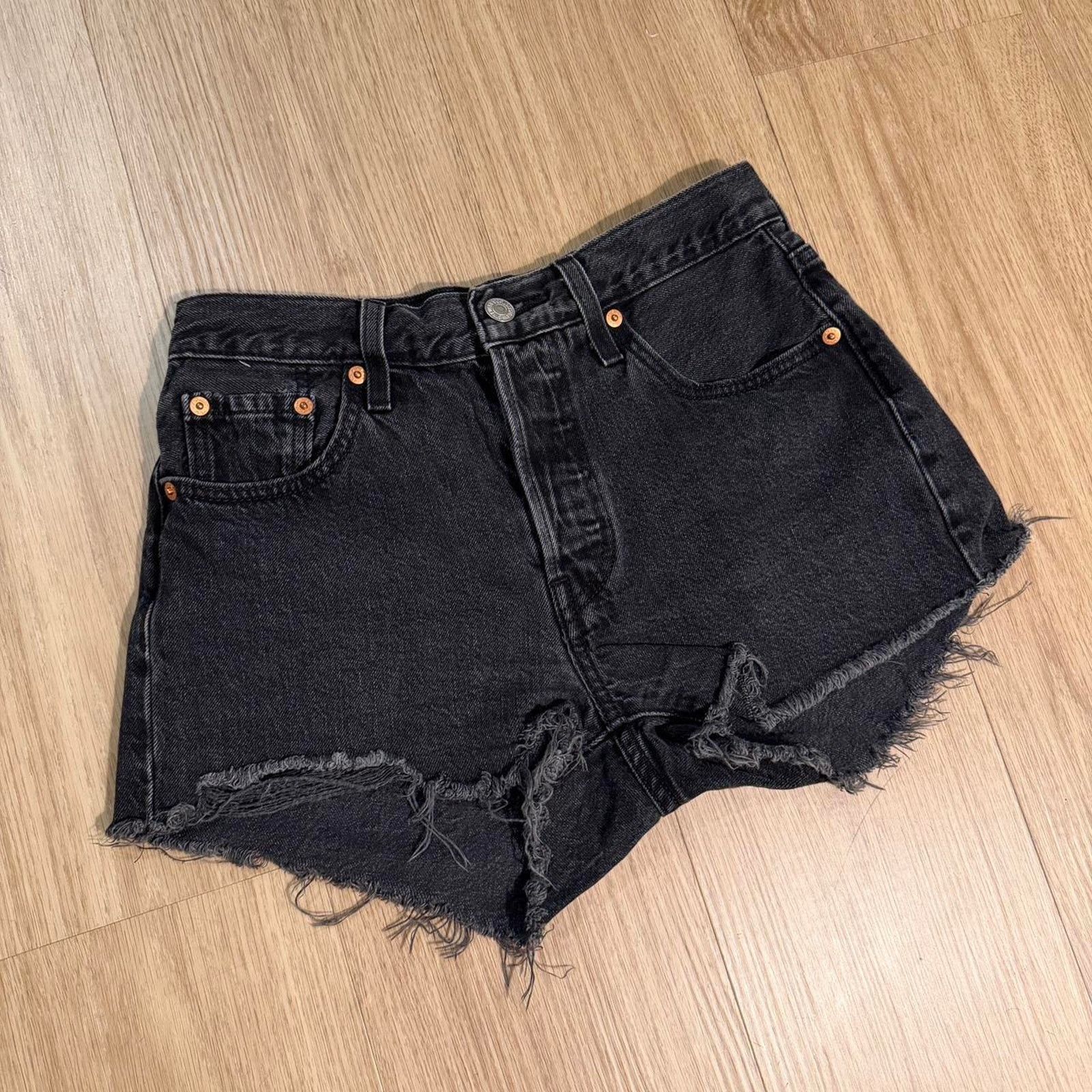 Levi's Levis 501 black vintage Size 25" / US 0 / IT 36 - 4 Thumbnail