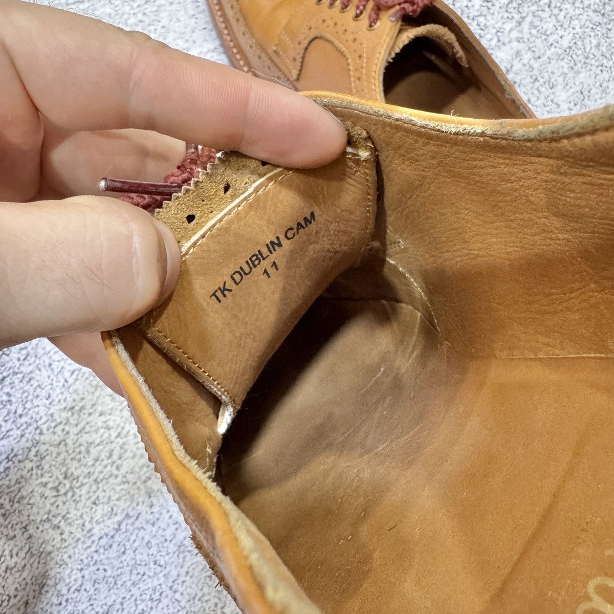 Other John White Tan Brown Welted Brogues US11.5 UK11 EU46 29.5cm Size US 11.5 / EU 44-45 - 15 Thumbnail