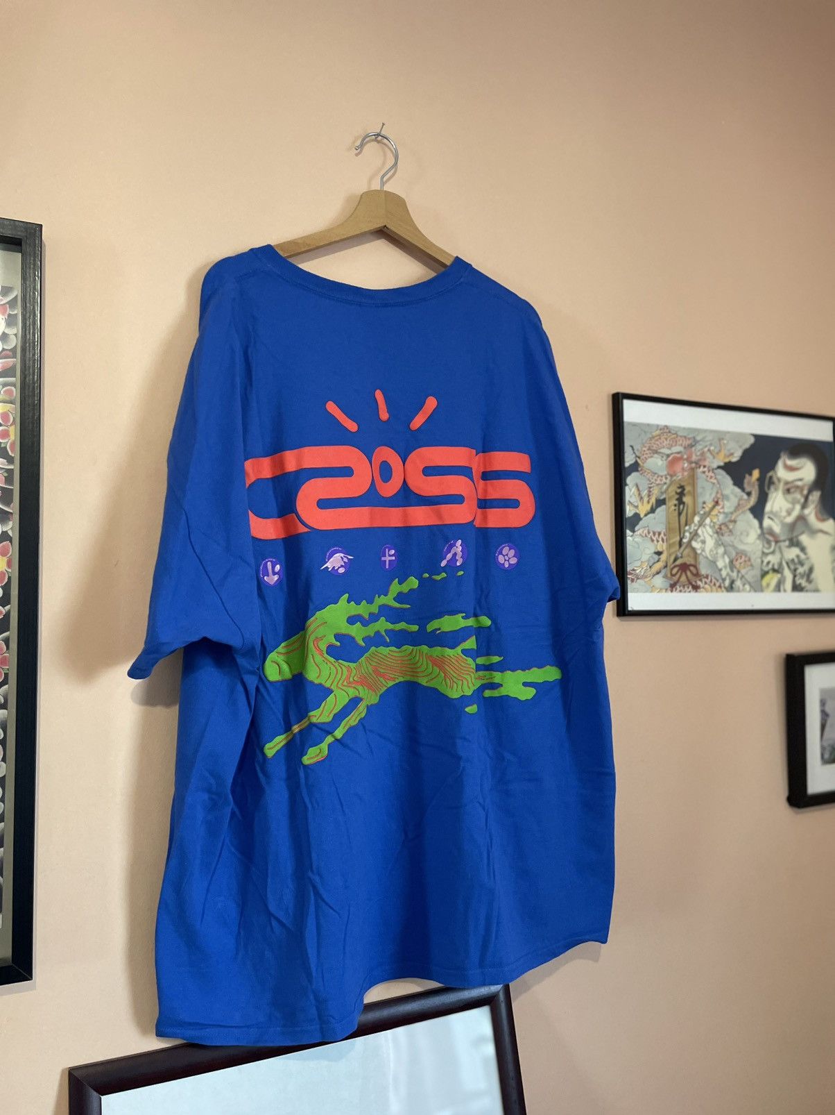 Travis Scott Travis Scott Cactus Jack Cross T-shirt Size US XXL / EU 58 / 5 - 1 Thumbnail