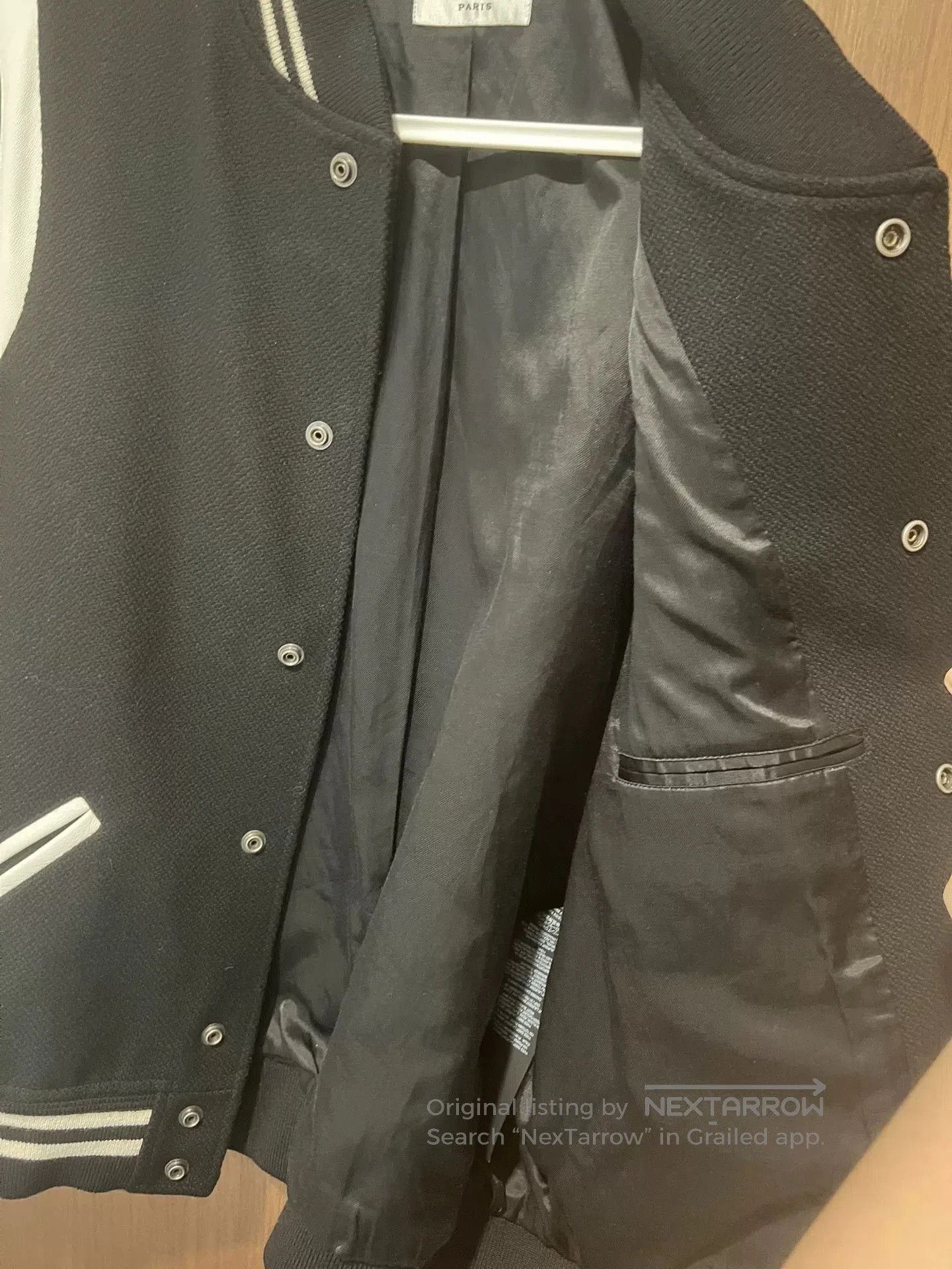 Saint Laurent Paris Saint Laurent Striped Baseball Jacket. Size US L / EU 52-54 / 3 - 5 Thumbnail