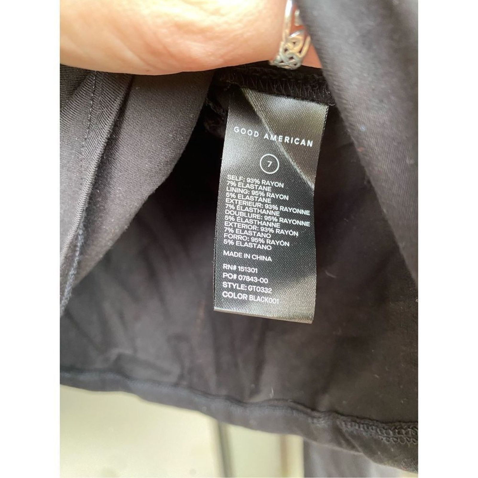 Good American Good American NWT Black Wrap Top , Size 7 (4XL), MSRP $95 Size 4XL / US 24-26 - 6 Thumbnail