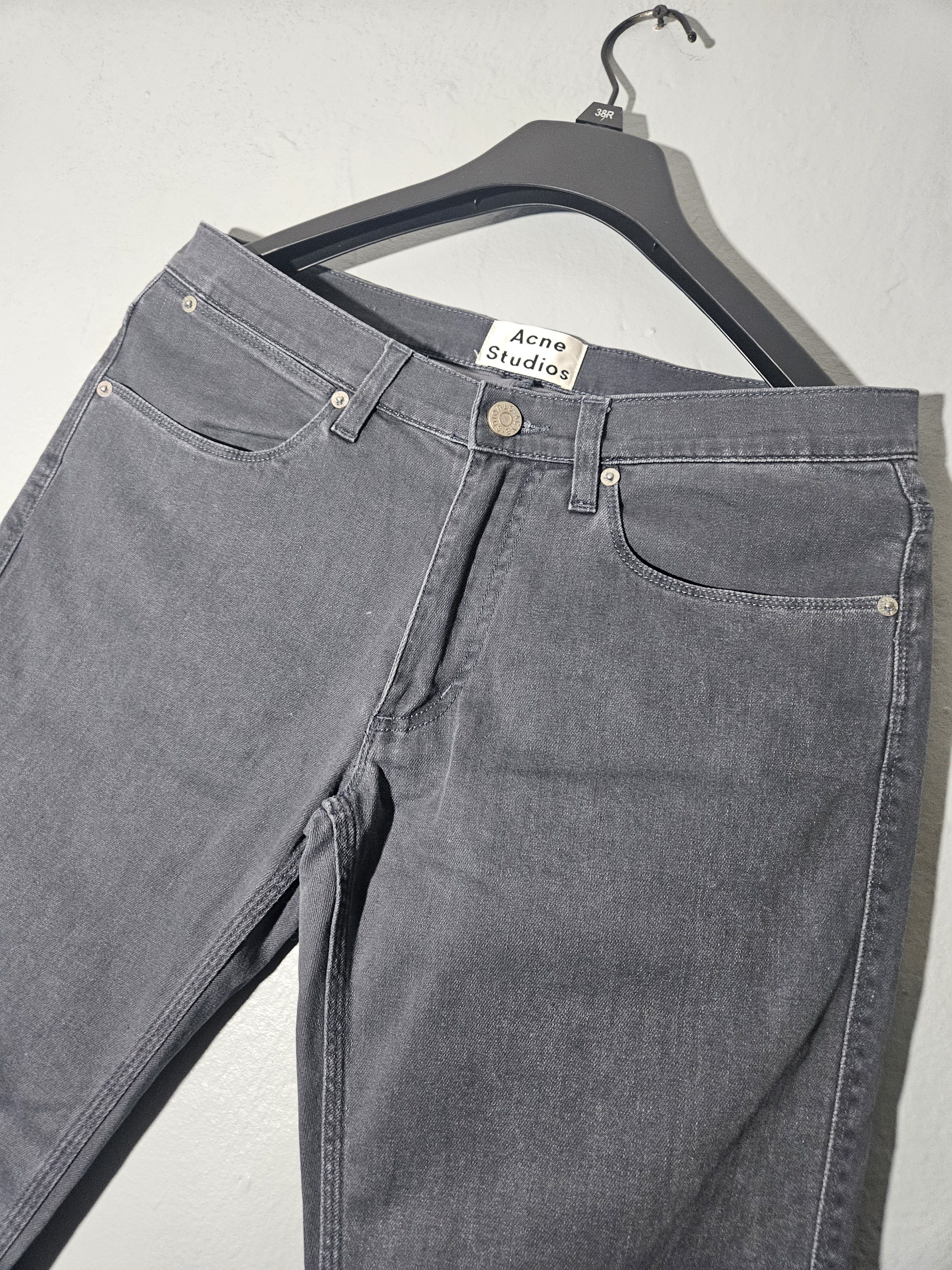 Acne Studios Max Darko Gray Denim Jeans Size US 31 - 2 Thumbnail