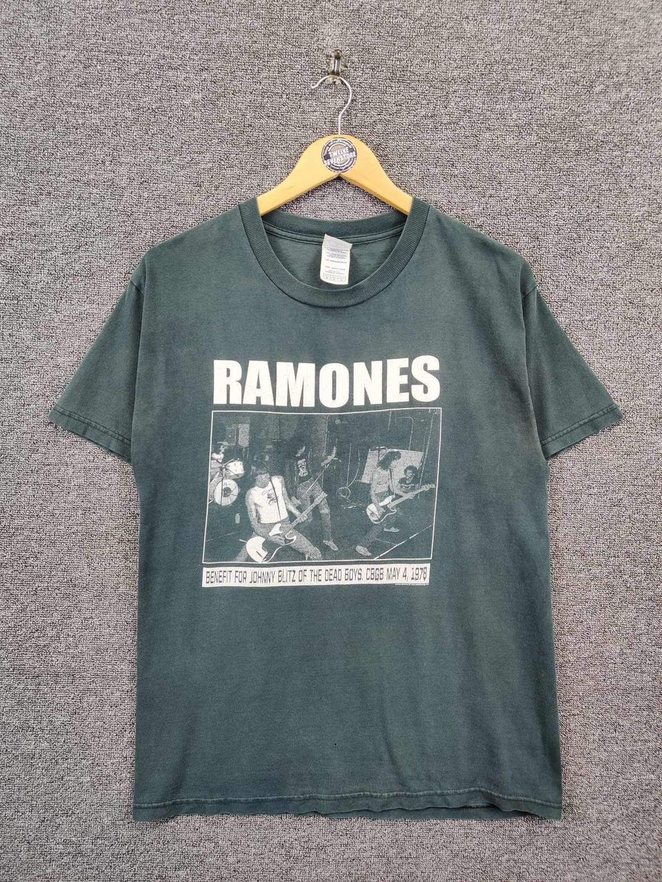 Vintage Ramones Johny Blitz The Dead Boys Band Tee Tshirt