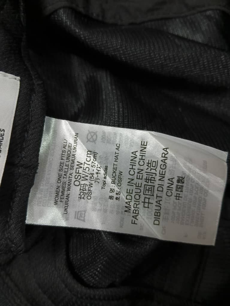 Adidas × Japanese Brand Bidding Offer🔥Bucket Hat Adidas One Size Black Colour Size ONE SIZE - 3 Thumbnail