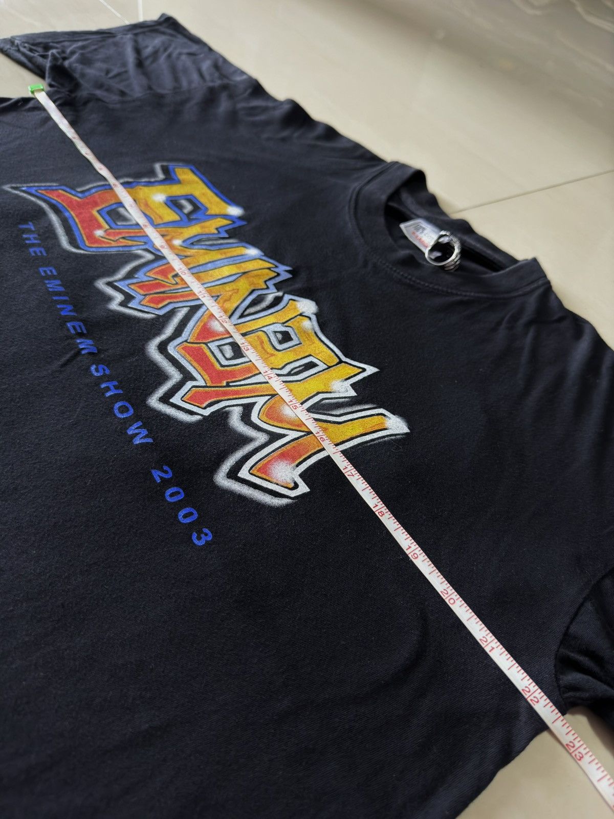 Rap Tees 2003 The Eminem Show European Tour God 00s Vintage Shirt Size US XL / EU 56 / 4 - 10 Thumbnail