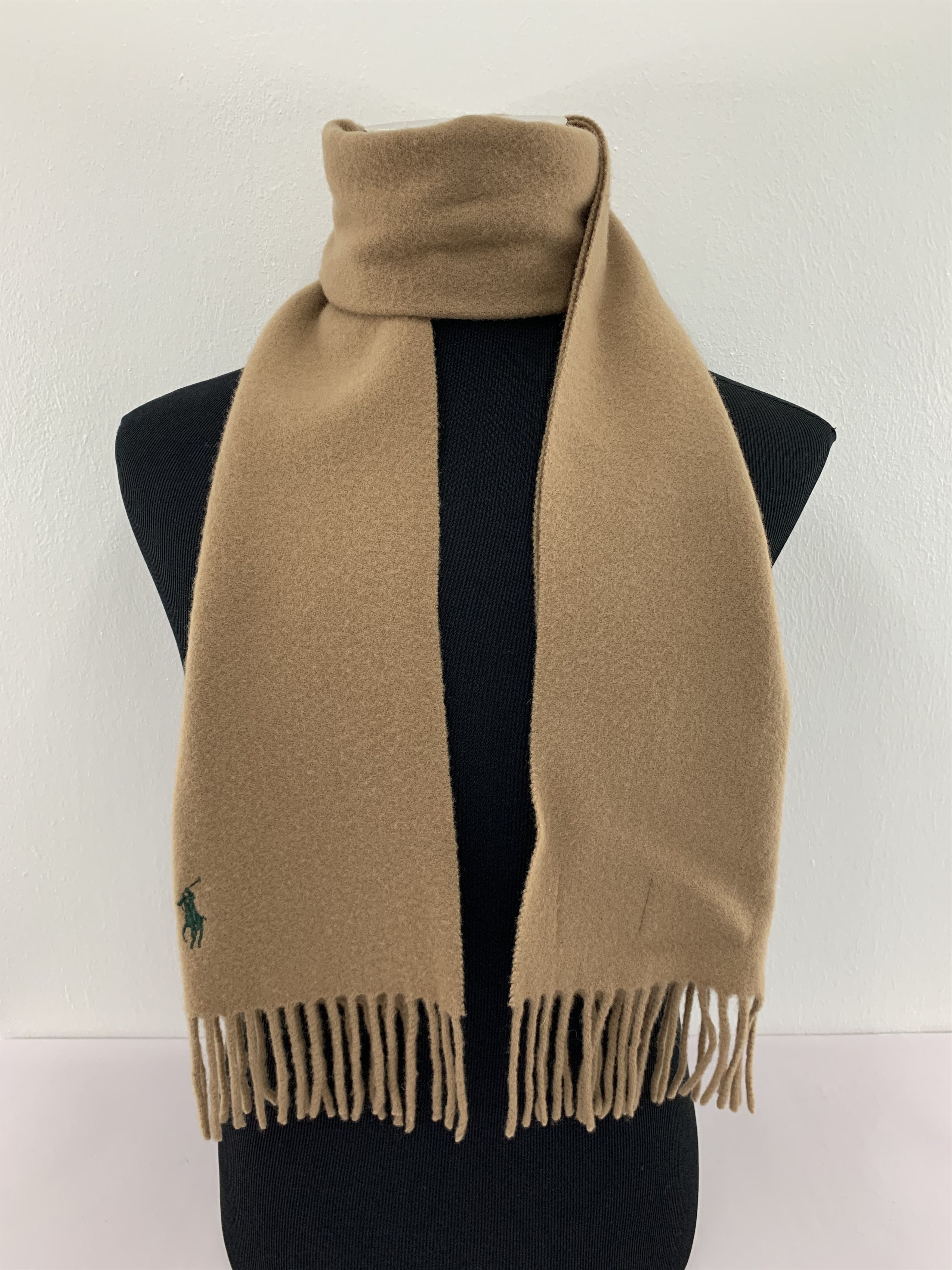 Polo Ralph Lauren Polo Ralph Lauren Scarf Wool Muffler Neck Wrap BL4392 Size ONE SIZE - 1 Thumbnail