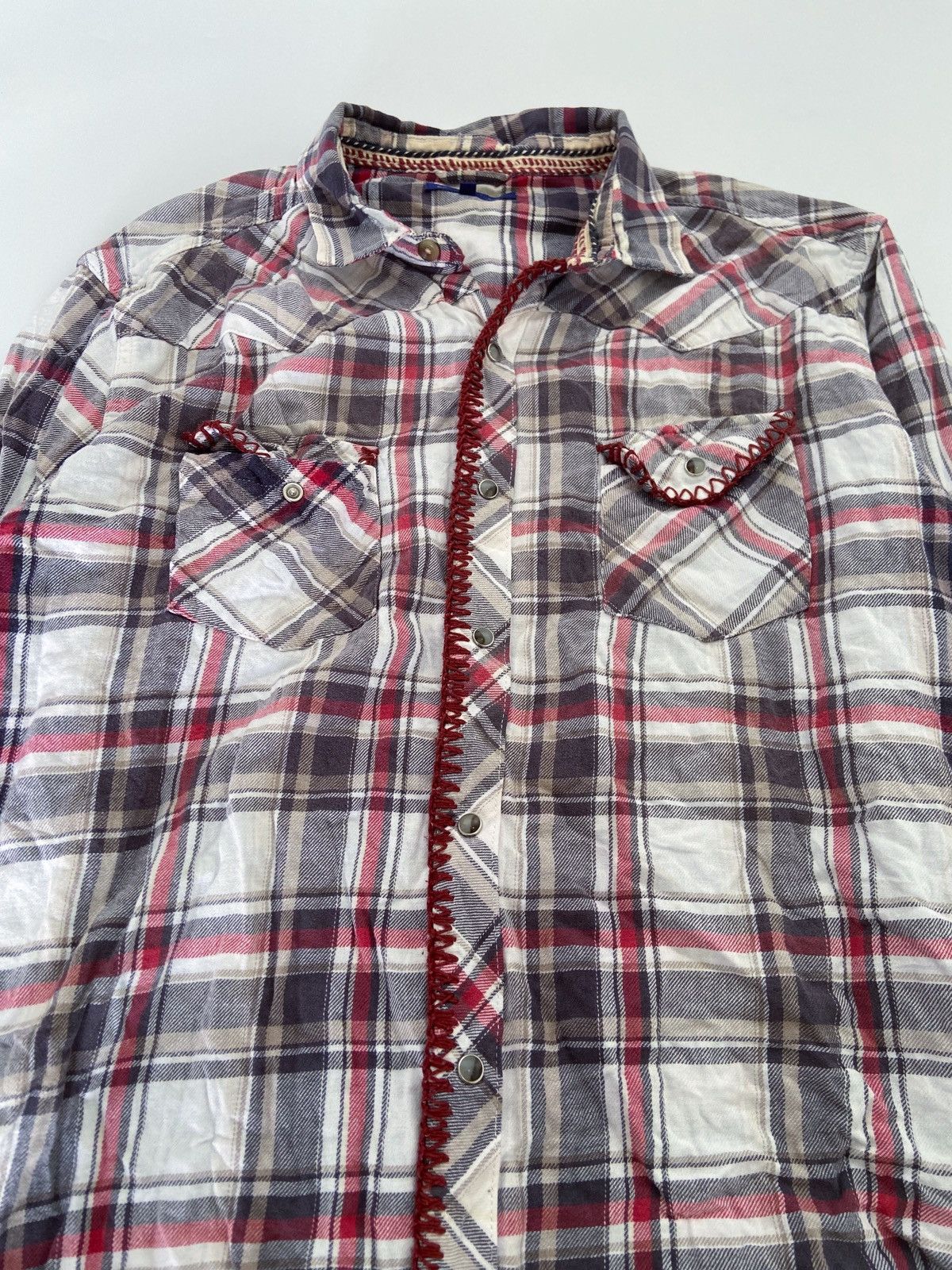 semanticdesign SEMANTICDESIGN PLAID BUTTON DOWN SHIRT Size US L / EU 52-54 / 3 - 2 Thumbnail