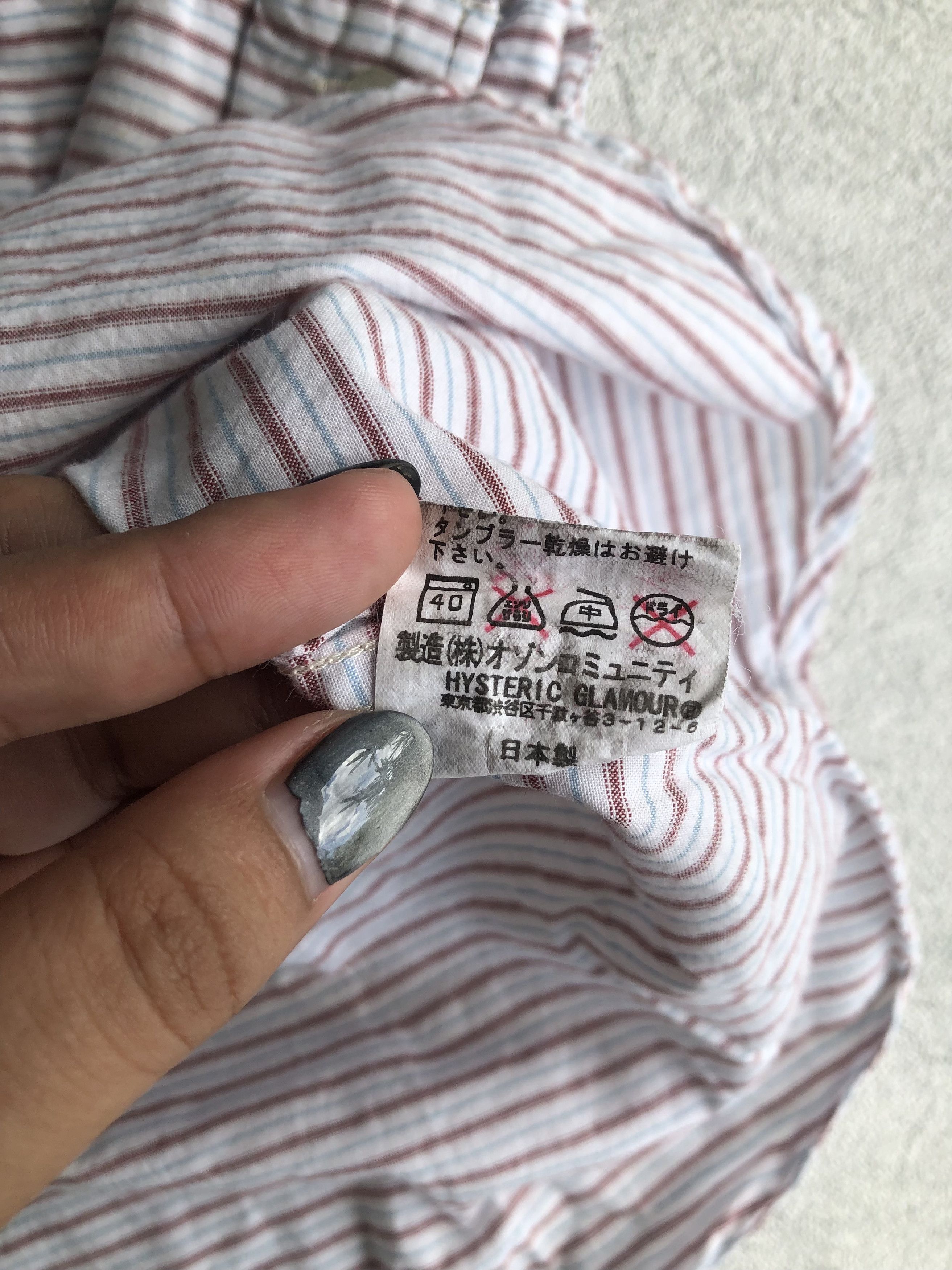 Hysteric Glamour × Japanese Brand Vintage Hysteric Glamour Shirt Size S / US 4 / IT 40 - 7 Thumbnail