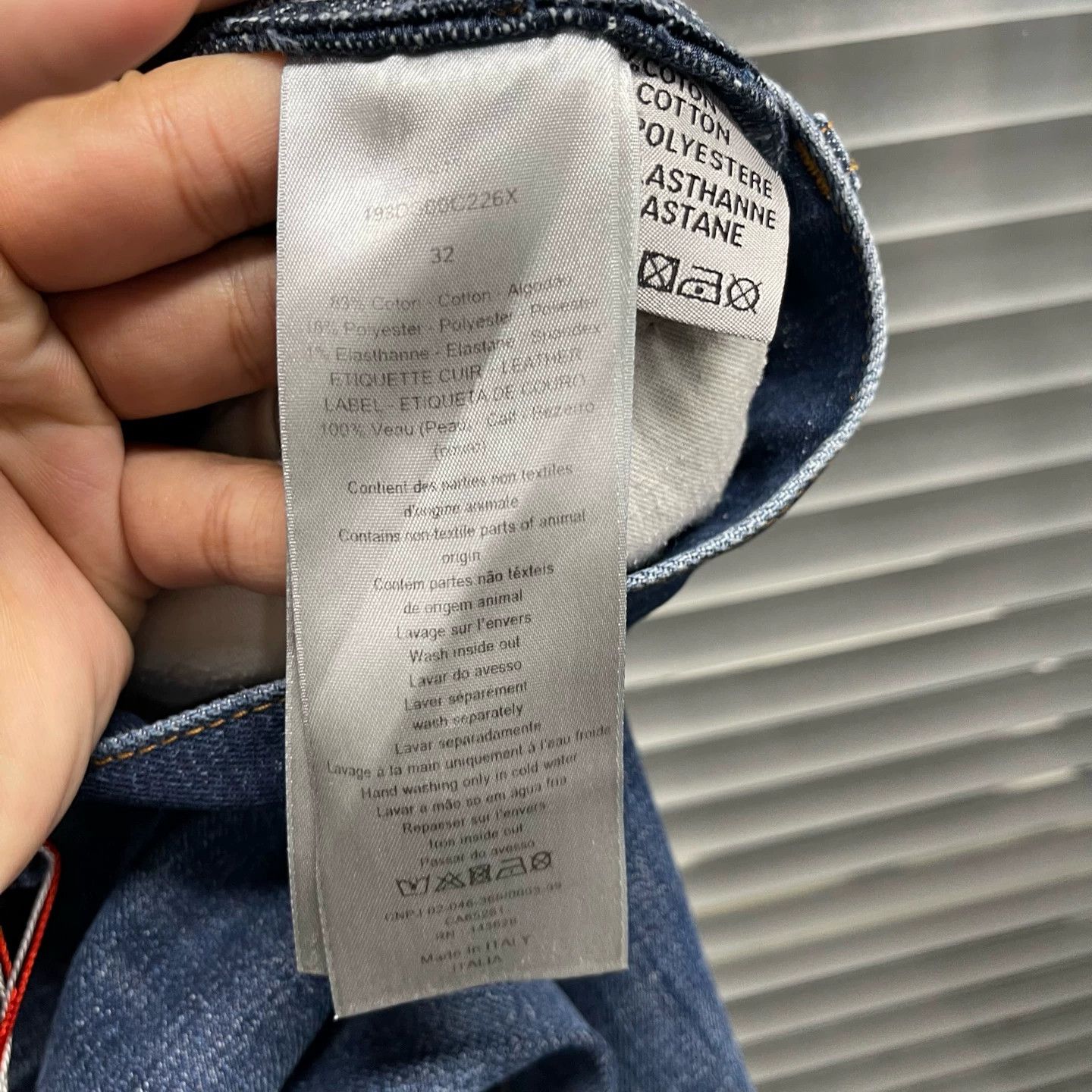 Dior Dior Inner Leg Full Print Jeans 36 99 New Size US 36 / EU 52 - 6 Thumbnail