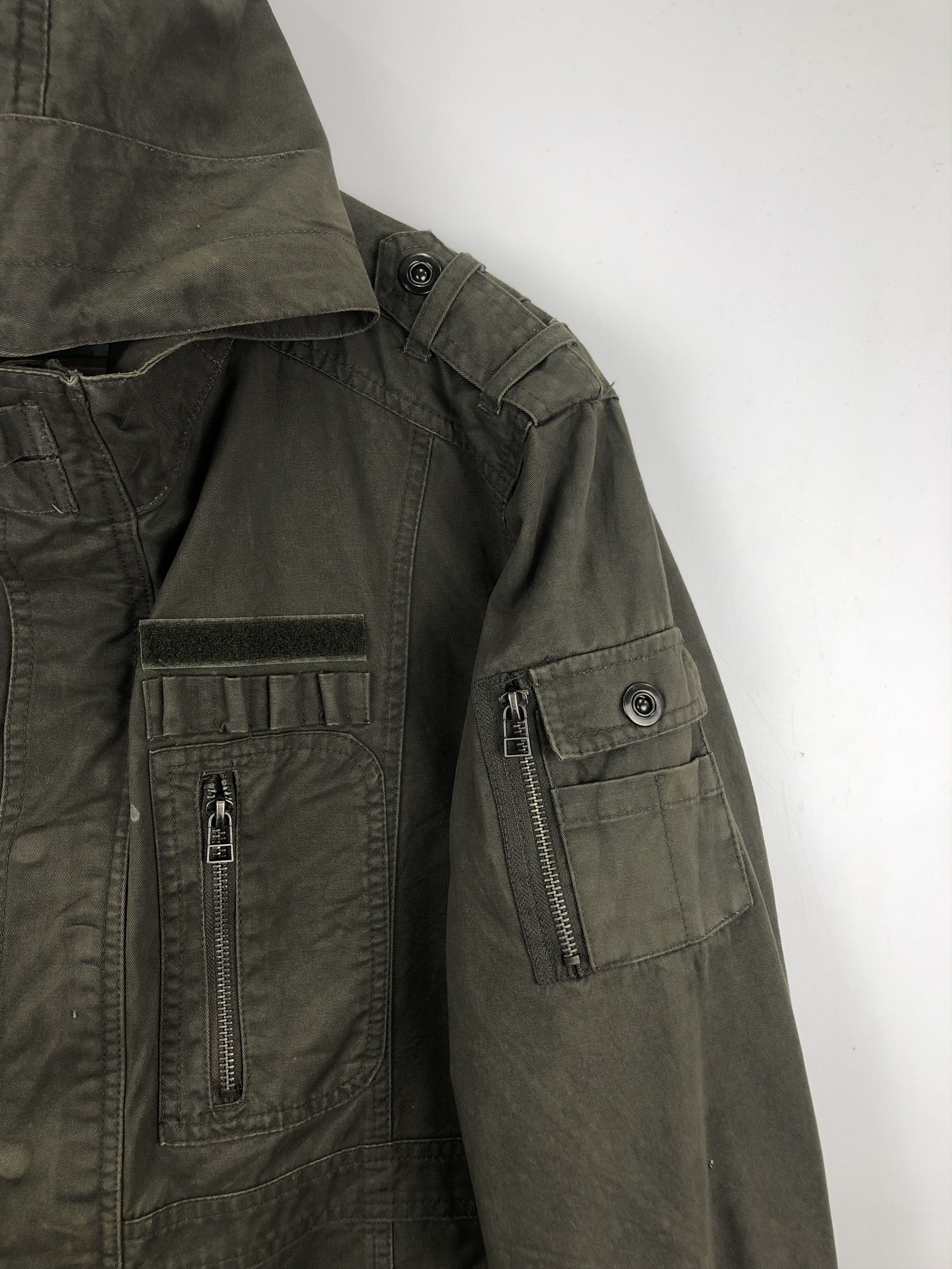Japanese Brand Vintage Japanese Brand Military Style Hoodie Jacket J0740 Size US XL / EU 56 / 4 - 8 Thumbnail
