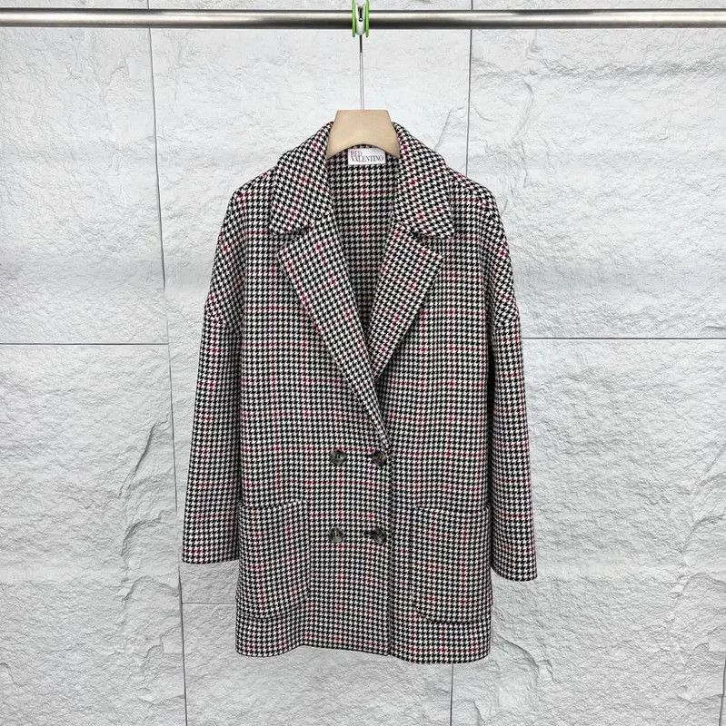 Valentino Valentino Multicolor Cotton Women's Coat 0089 Size ONE SIZE - 1 Thumbnail