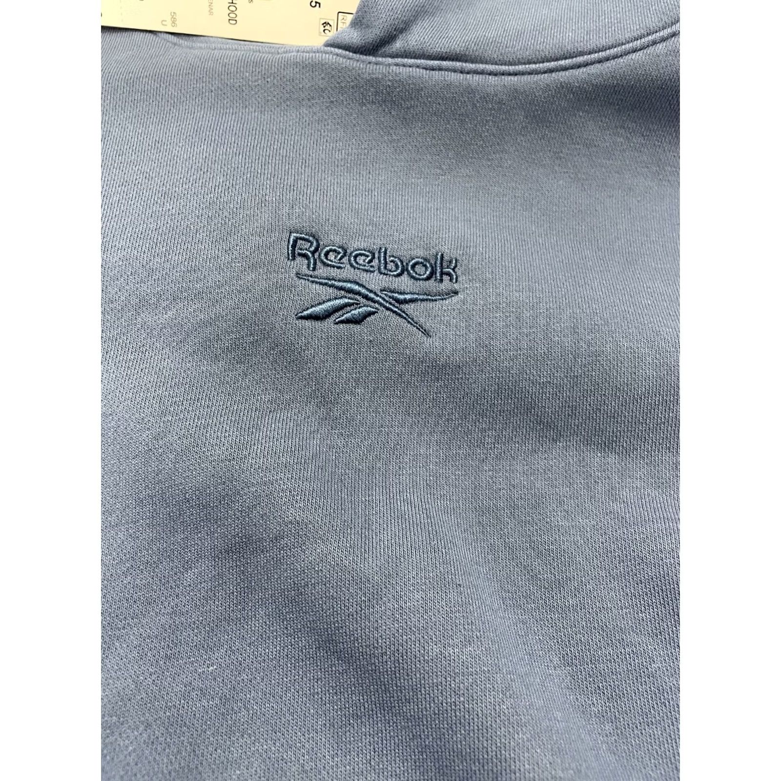 Reebok REEBOX HOODIE SWEATER PULLOVER BLUE LARGE MEN Oversized Long Sleeve Pullover Sweatshirt Size US L / EU 52-54 / 3 - 7 Thumbnail