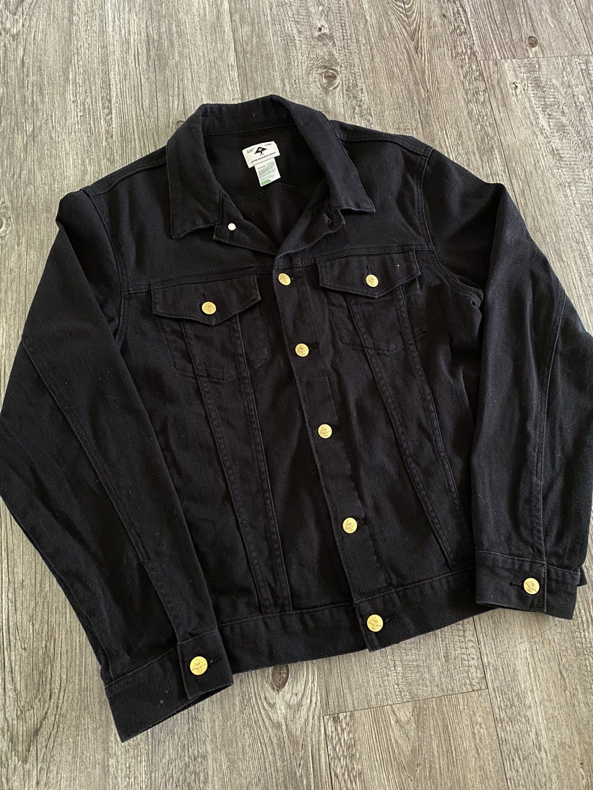 LRG LRG Black Denim Trucker Jacket Size US M / EU 48-50 / 2 - 1 Thumbnail