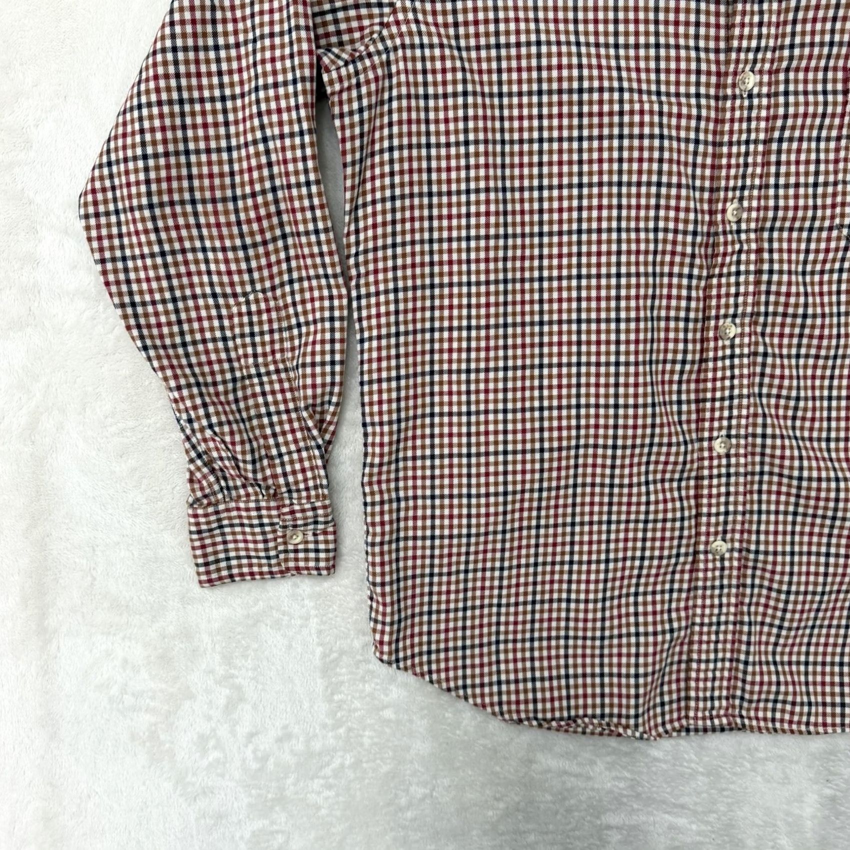 Vintage VINTAGE LL Bean Shirt Mens M Red Check Cotton Button Up Made In USA Size US M / EU 48-50 / 2 - 6 Thumbnail
