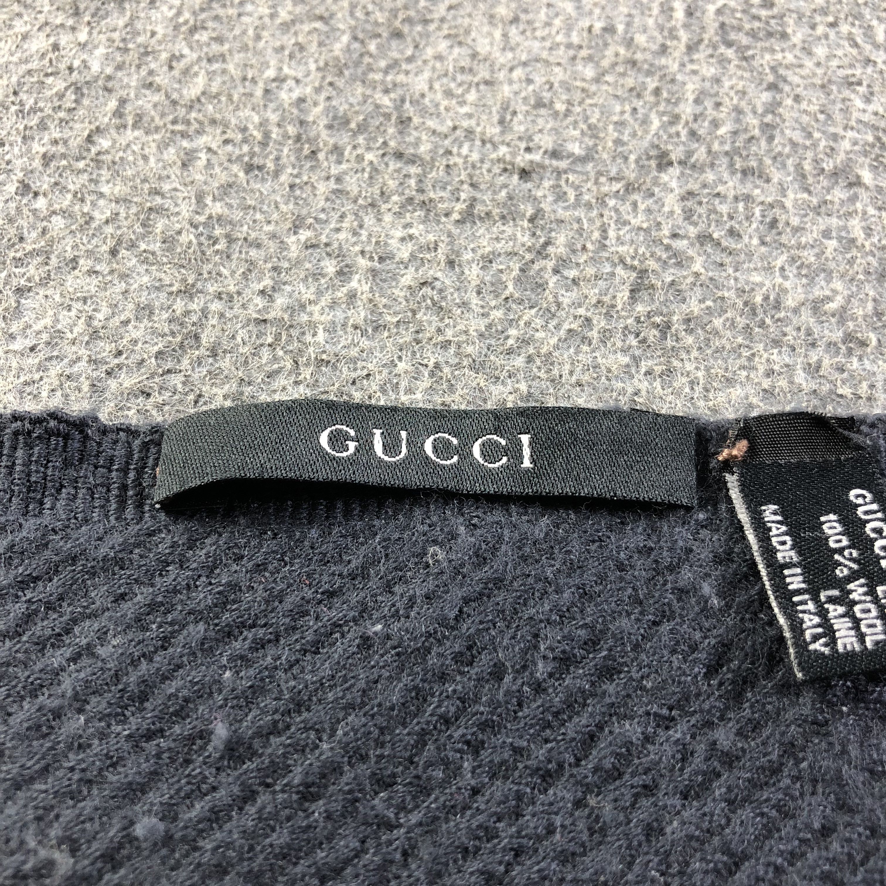 Vintage Gucci Wool Scarf Muffler Neck Wrap V1782 Size ONE SIZE - 3 Thumbnail