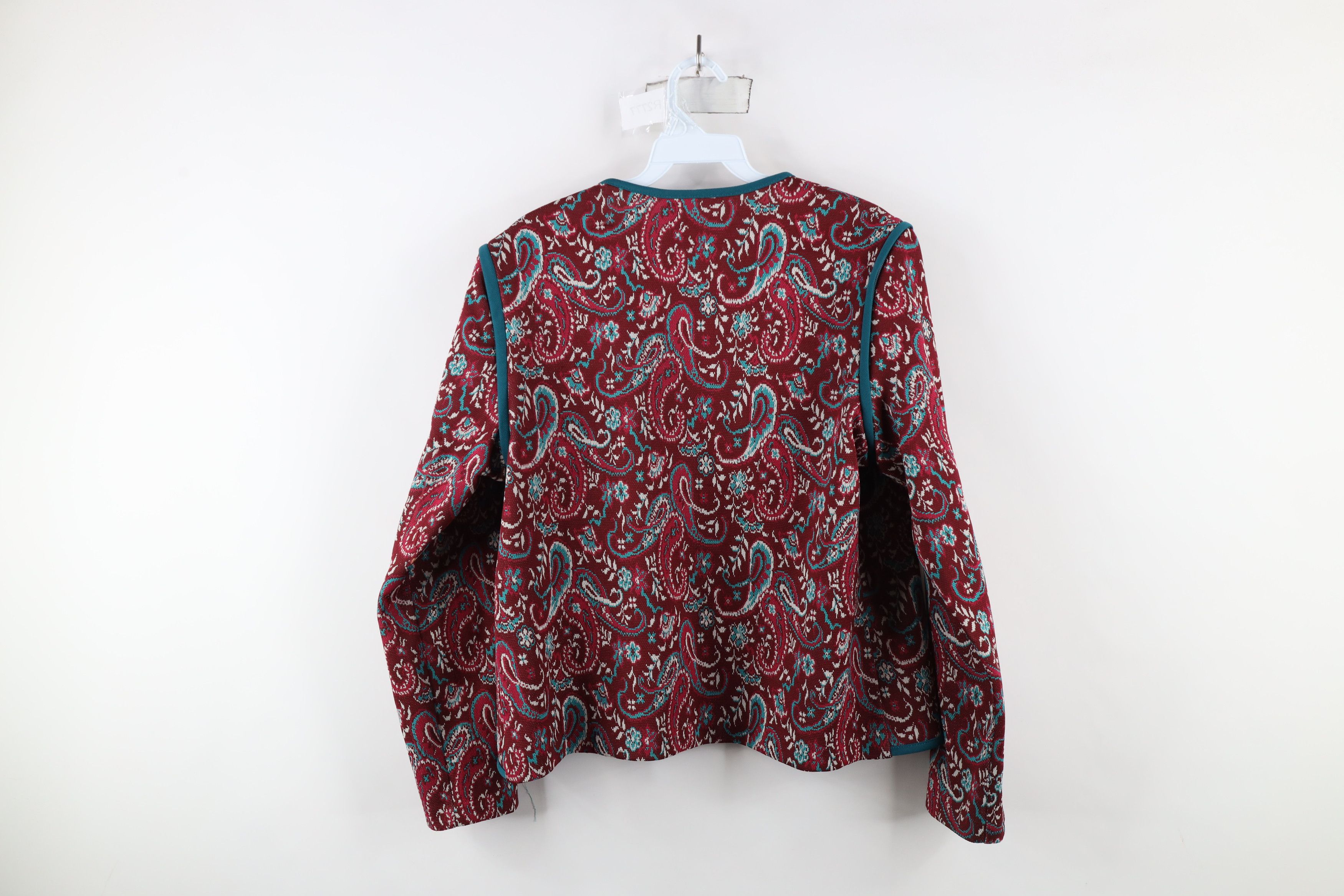 Vintage Vintage 70s Streetwear Knit Convertible Vest Jacket USA Size XXL / US 16-18 / IT 52-54 - 8 Thumbnail