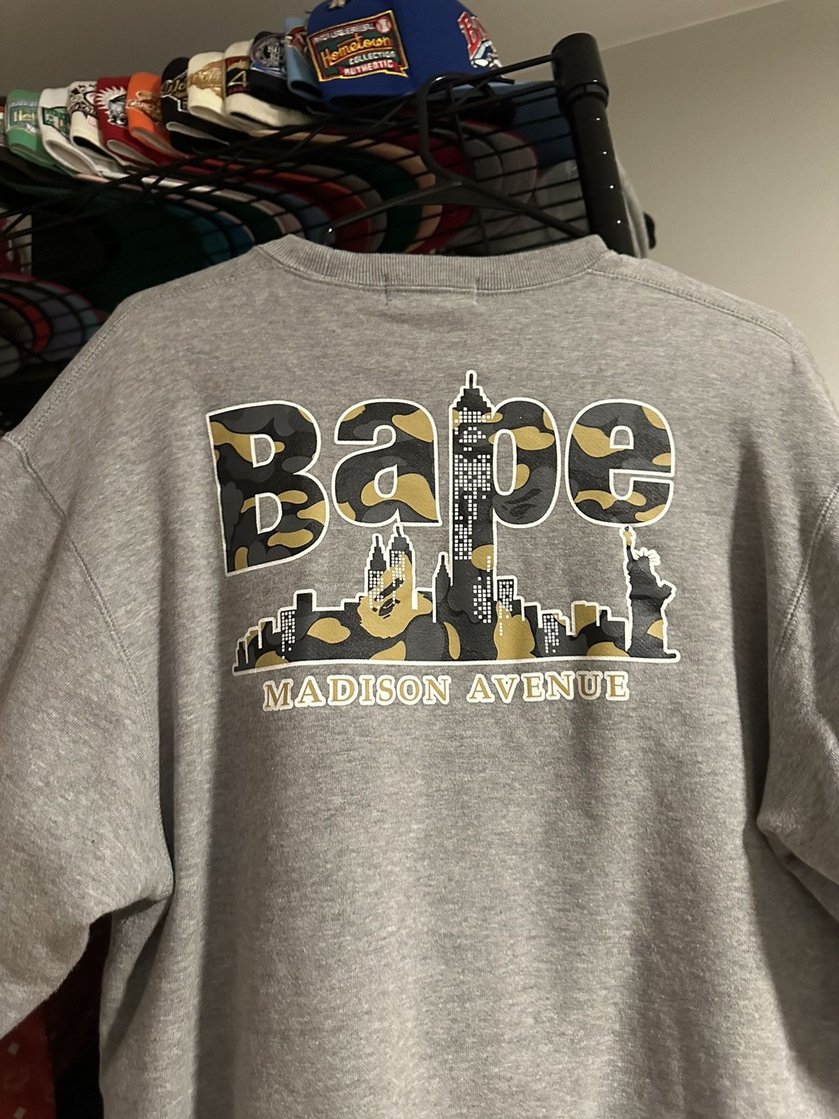 Bape Madison Avenue Relaxed Crewneck Size US S / EU 44-46 / 1 - 4 Thumbnail