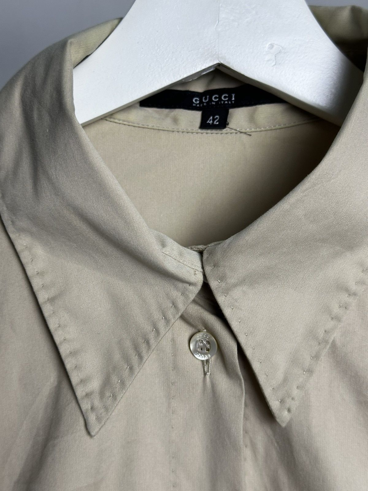 Gucci Gucci Tom Ford Ruched Fitted Shirt Size M / US 6-8 / IT 42-44 - 6 Thumbnail