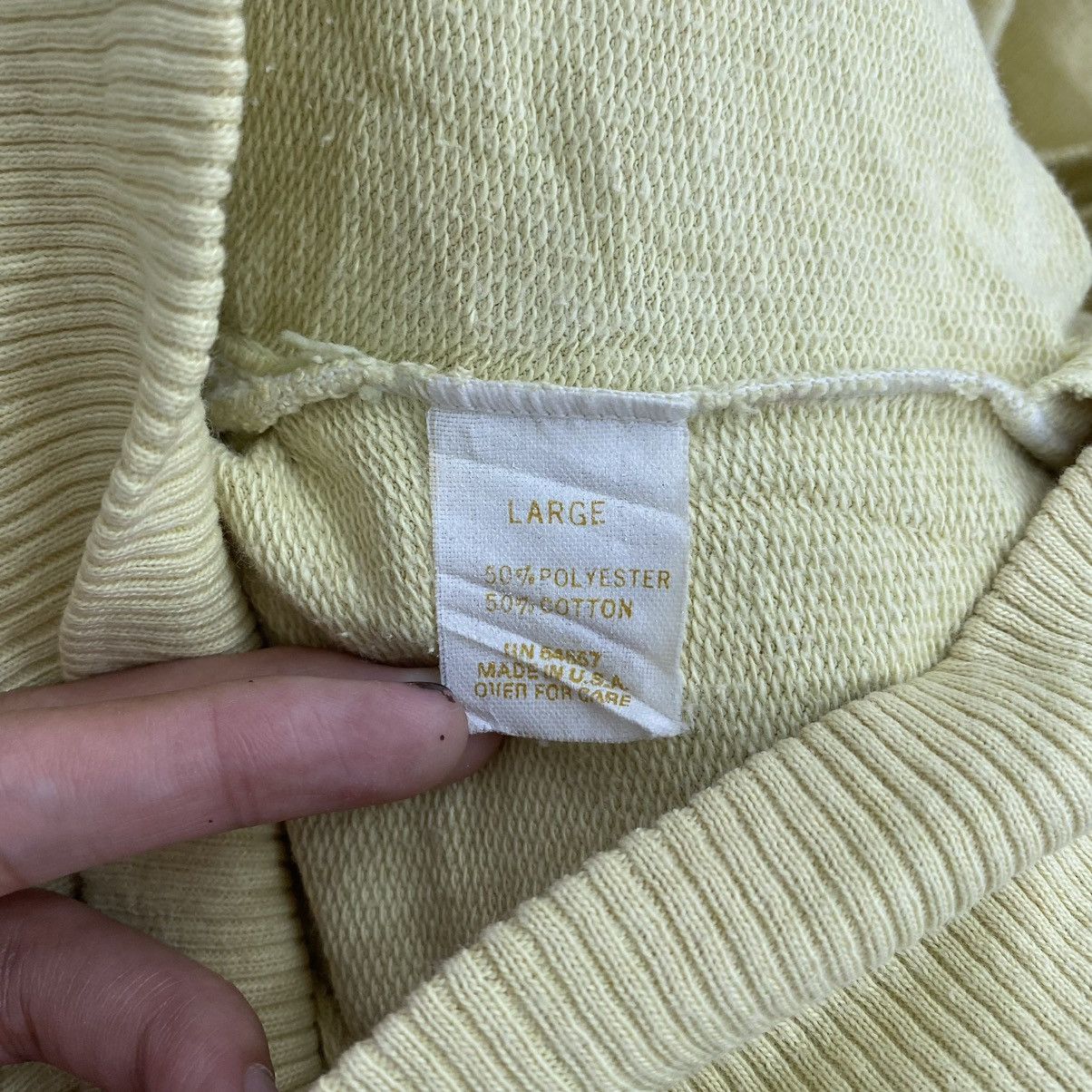 Champion Vintage 80s CHAMPION UNIVERSITY Carushka Usa Sweatshirt Size L / US 10 / IT 46 - 4 Thumbnail