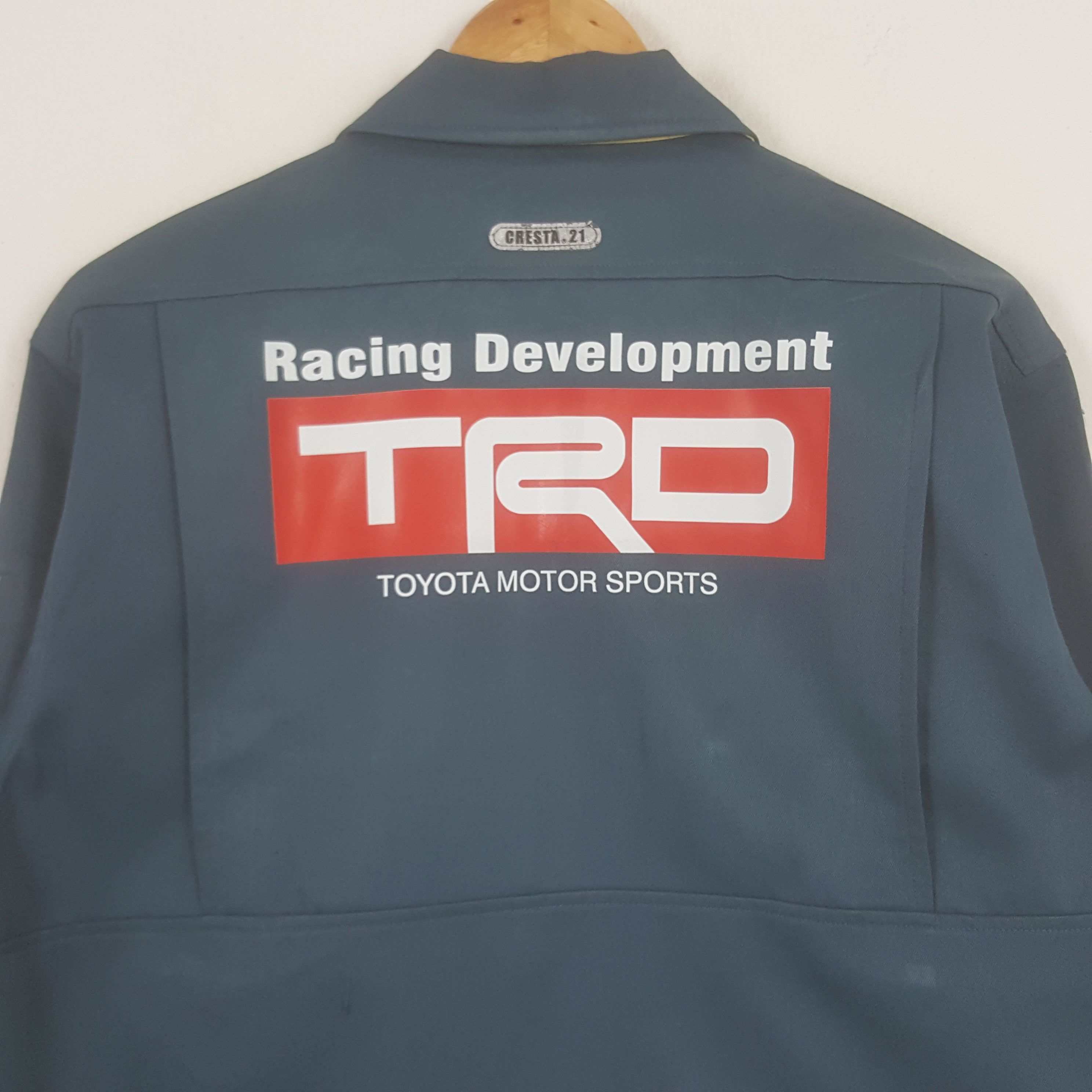 Japanese Brand × Vintage Vintage Racing Development TRD Toyota Team Custom Art Jacket Size US M / EU 48-50 / 2 - 2 Thumbnail