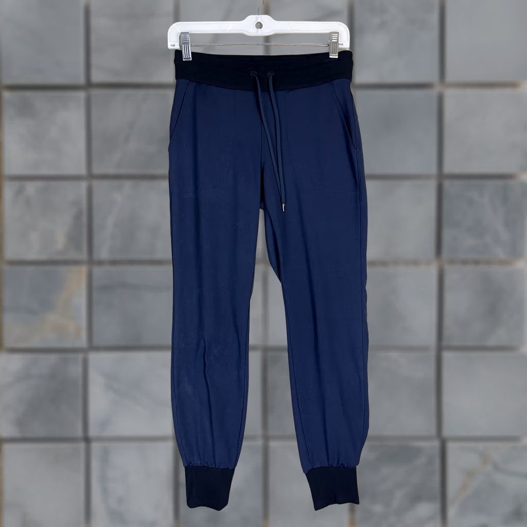 Athleta Athleta Pants Womens XSP Blue Flux Pull On Athletic Jogger Tapered Drawstring Size 26" / US 2 / IT 38 - 1 Thumbnail