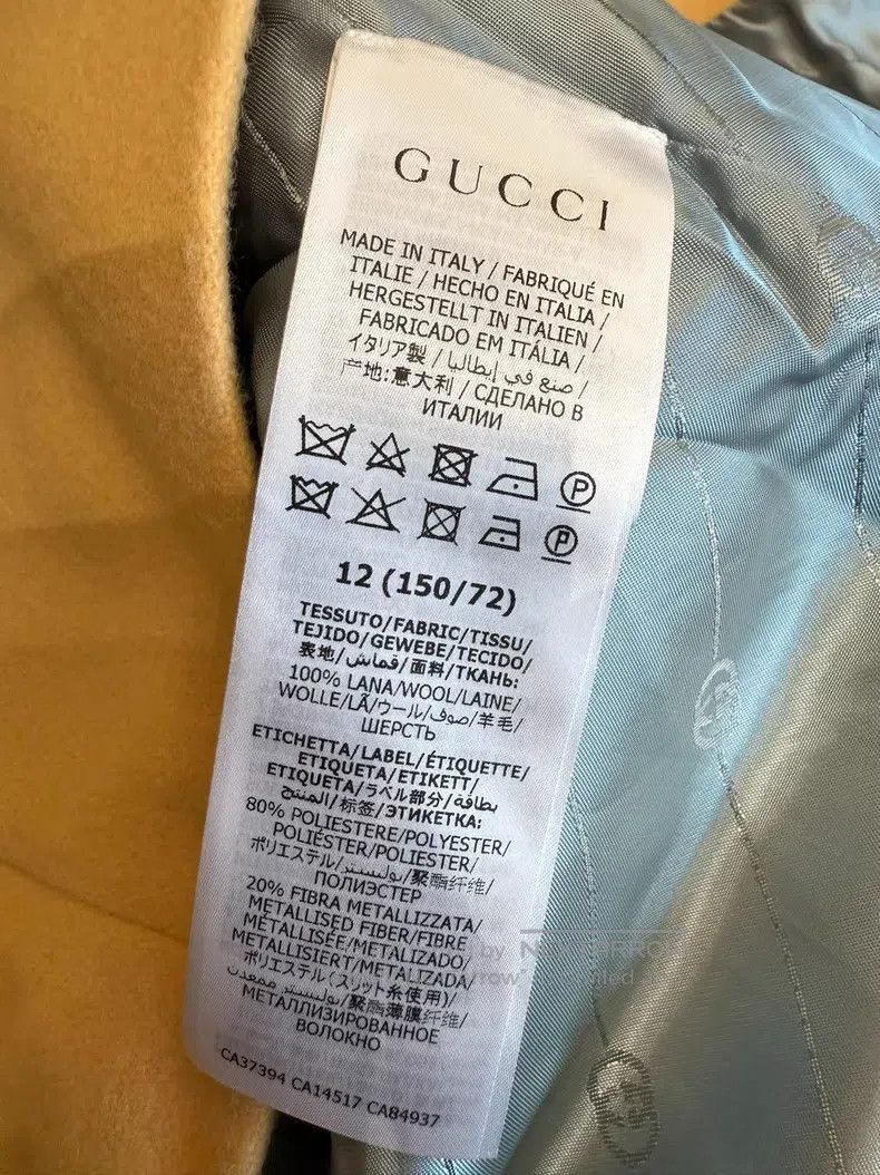 Gucci Gucci Size 12 Co-branded woollen coat Size L / US 10 / IT 46 - 6 Thumbnail