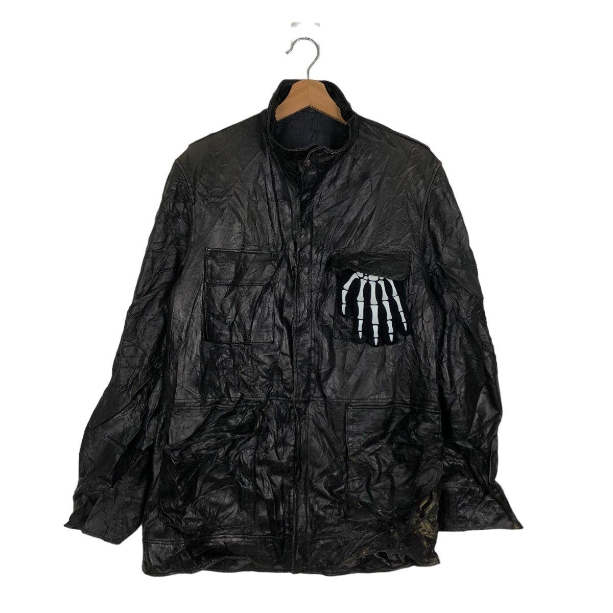 🔥90’s VINTAGE SOFT GENUINE LEATHER JACKET DIBI ISSEY MIYAKE