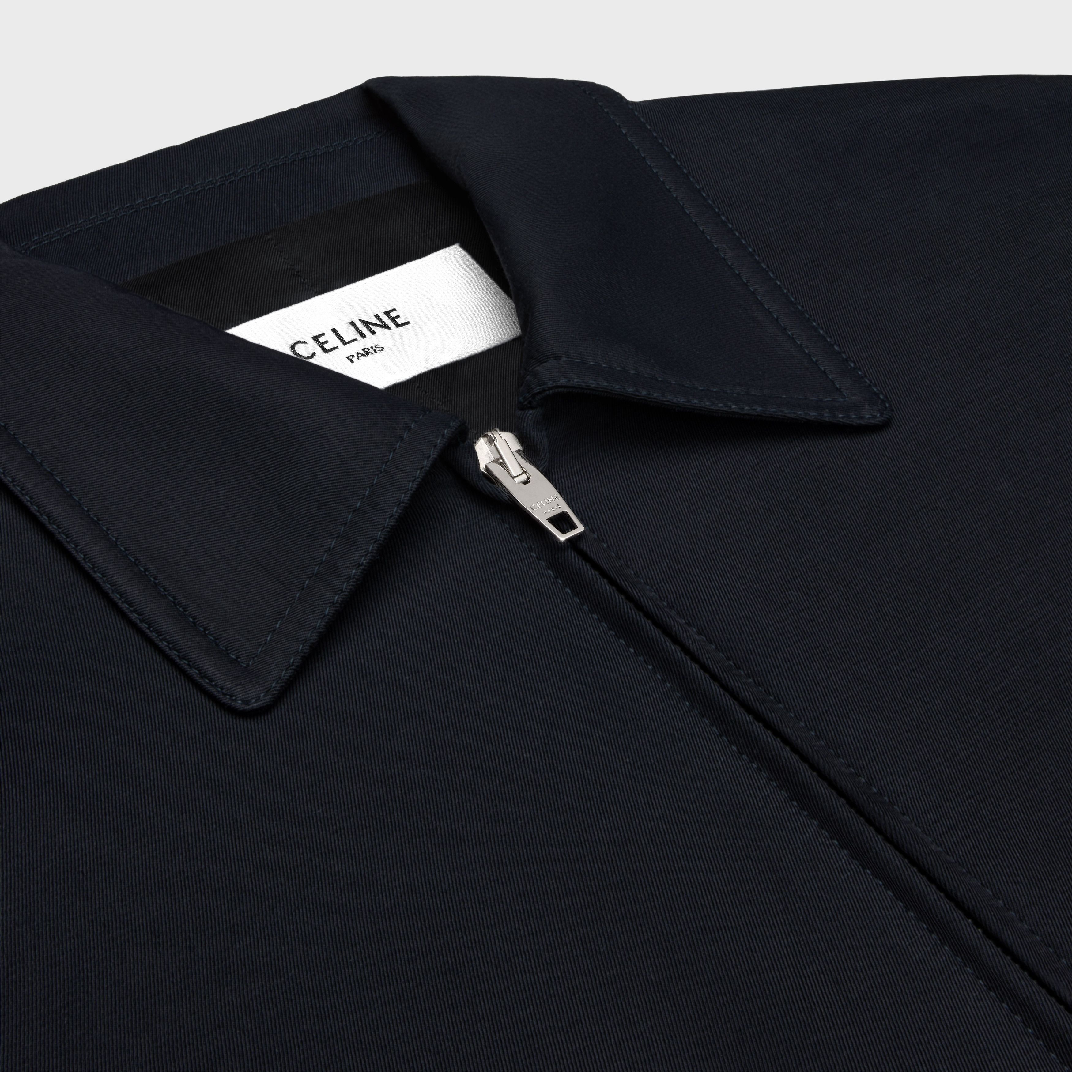 Celine o1bcso1str0925 2W47B585X Triomphe Blouson Jacket in Navy Size US XL / EU 56 / 4 - 3 Thumbnail