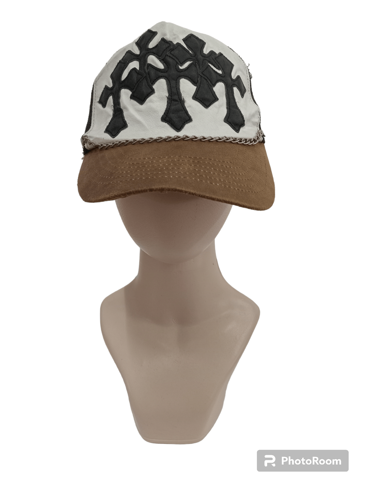 Vintage CHROME HEARTS CEMETERY Inspired Trucker Cap Size ONE SIZE - 2 Thumbnail