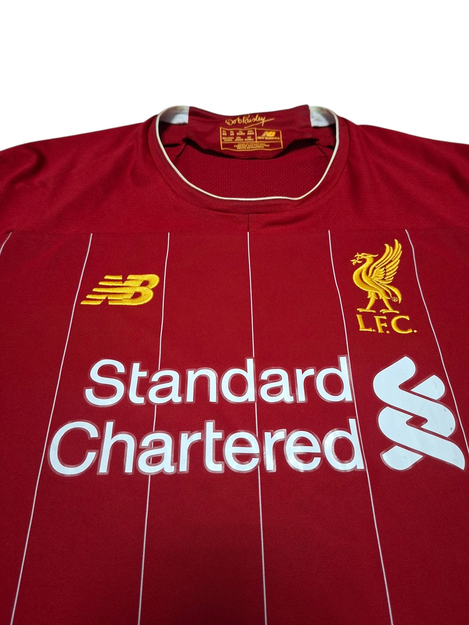 New Balance LIVERPOOL NEW BALANCE VINTAGE 2019/2020 SOCCER JERSEY Size US XL / EU 56 / 4 - 2 Thumbnail