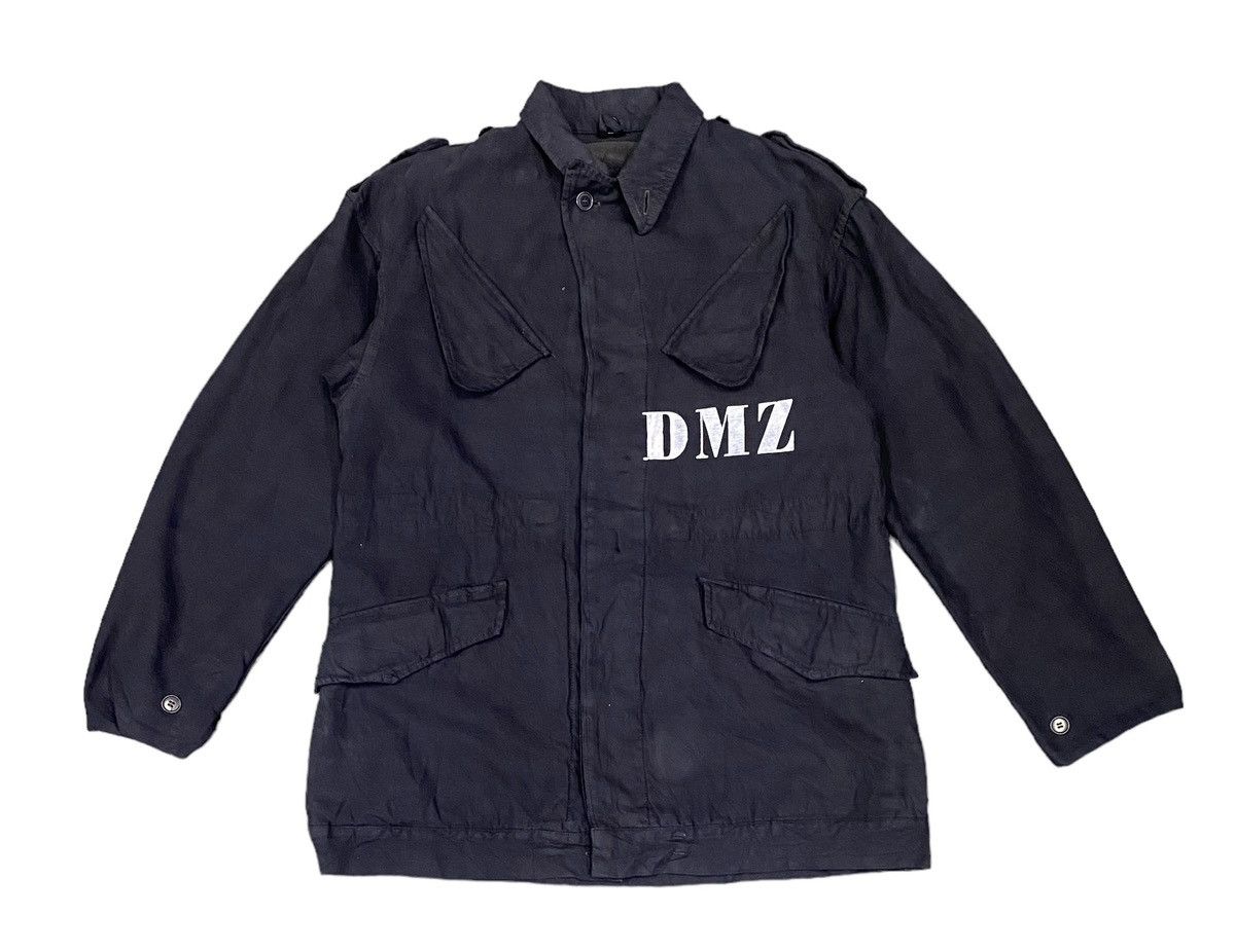 DMZ MILITARY Double Lining Heavy Jacket Button