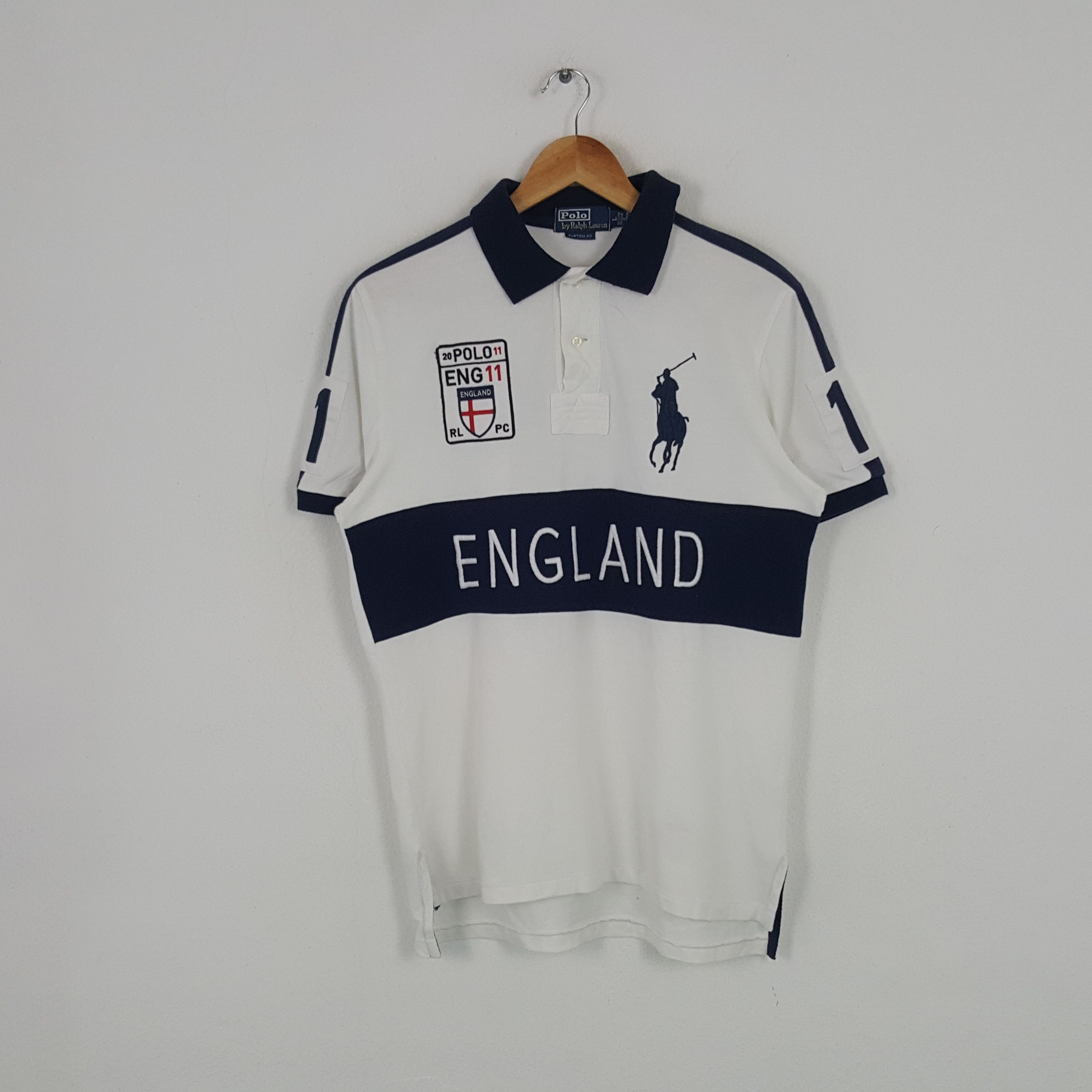 Polo Ralph Lauren × Vintage Vintage Polo by Ralph Lauren England Designer Polos Size US M / EU 48-50 / 2 - 1 Thumbnail
