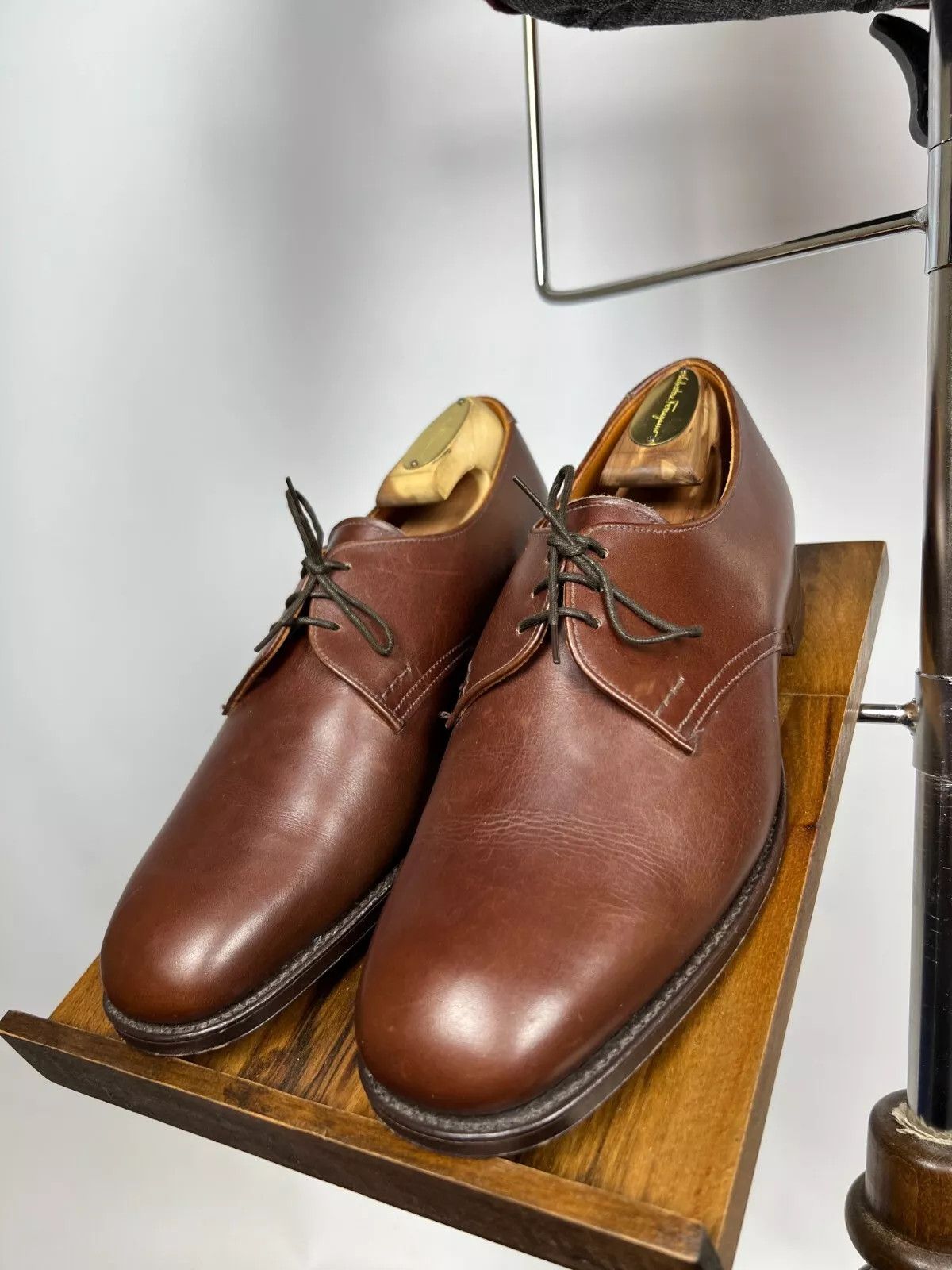 Loake Loake 1880 Arundel Formal Tan Brown Casual Derby Shoes 9 EEE Size US 10.5 / EU 43-44 - 7 Thumbnail
