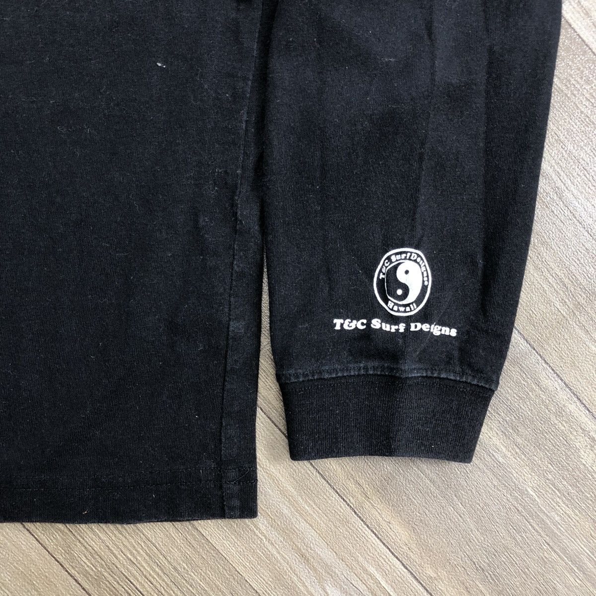 Beauty Beast × If Six Was Nine × Le Grande Bleu (L.G.B.) 2000s T&C Surf Designs Poem Tribal Iconic Logo Long Sleeve Size US L / EU 52-54 / 3 - 7 Thumbnail