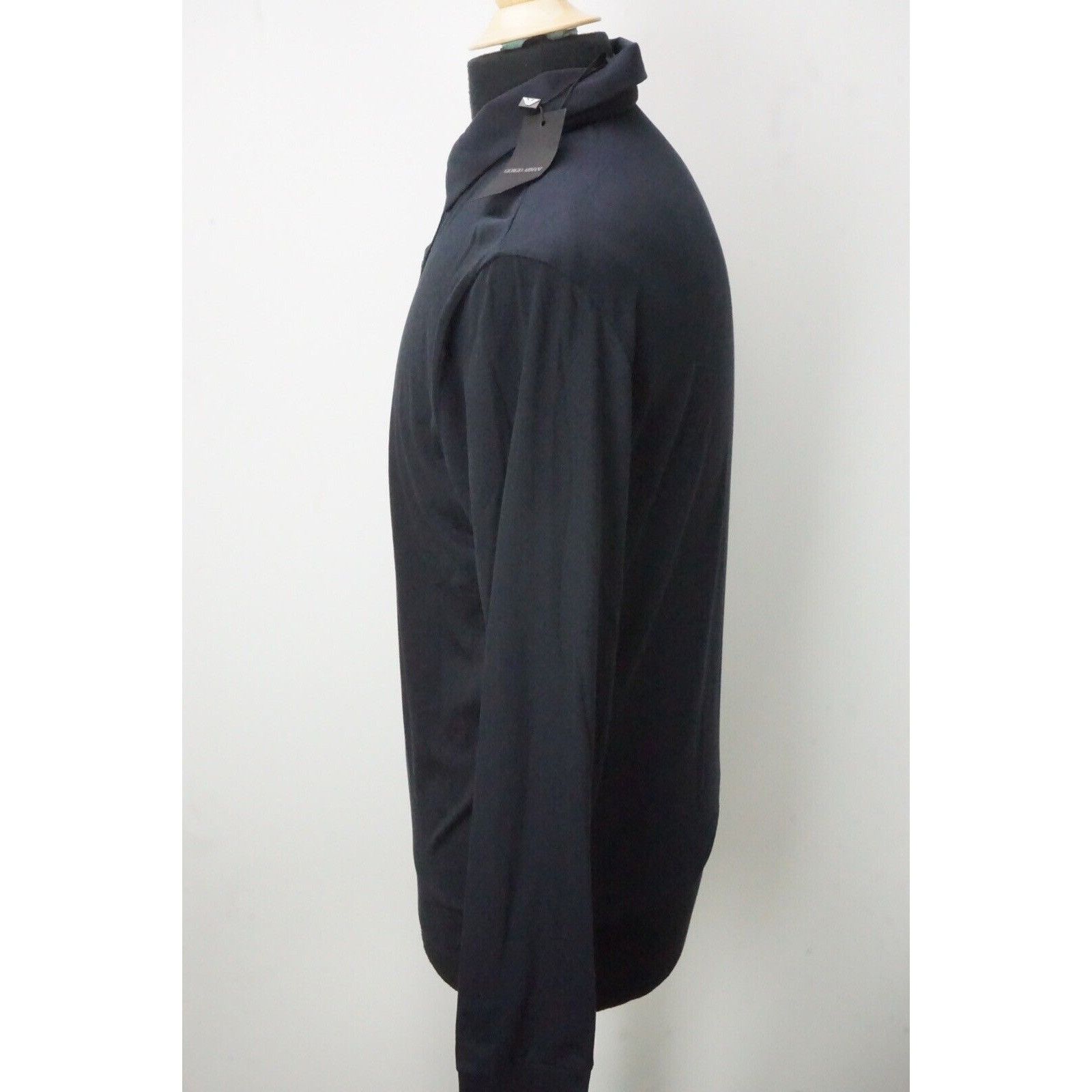 Giorgio Armani Giorgio Armani Black Label Cotton Blend Pullover Shirt Sz 48 Size US M / EU 48-50 / 2 - 2 Thumbnail