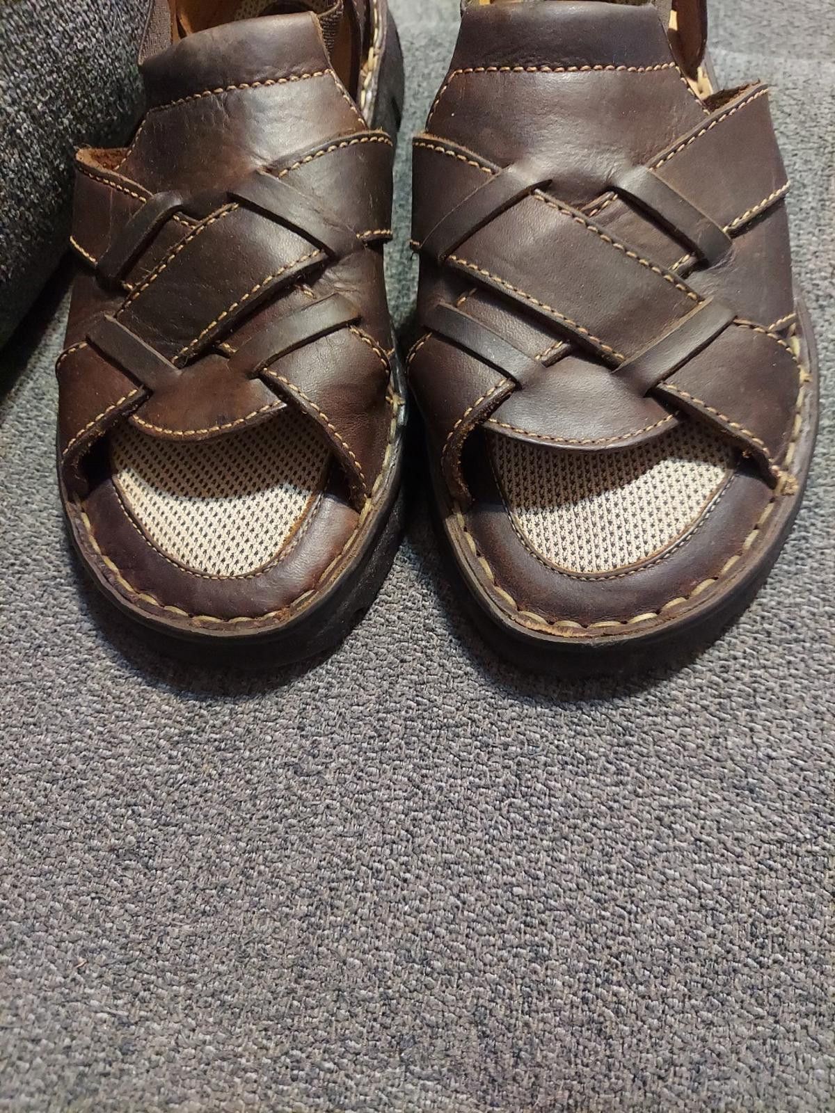 Born Born 90's Womens Brown Leather Fisherman Sandals Size 8 Size US 8 / IT 38 - 2 Thumbnail