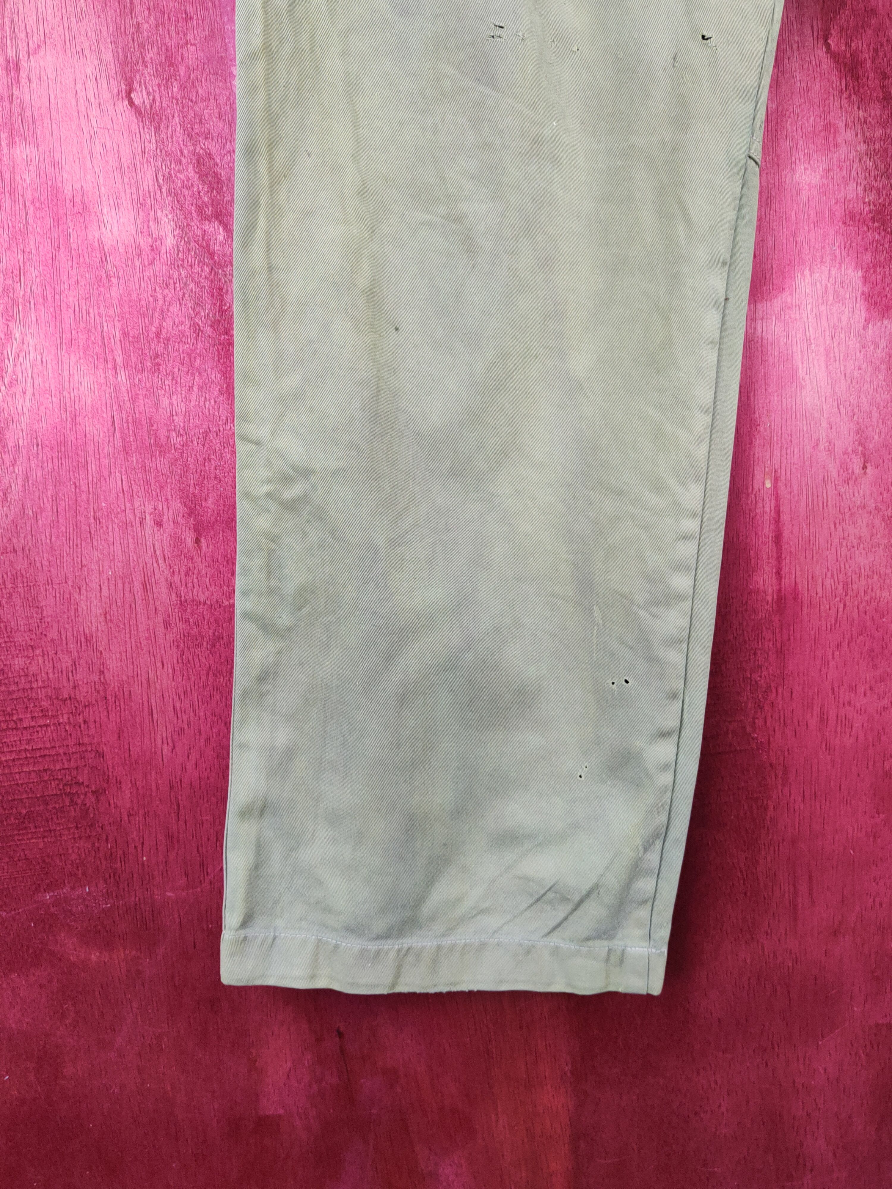 Japanese Brand Evenriver Green Faded Multipocket Cargo Pants #S2121 Size US 34 / EU 50 - 4 Thumbnail