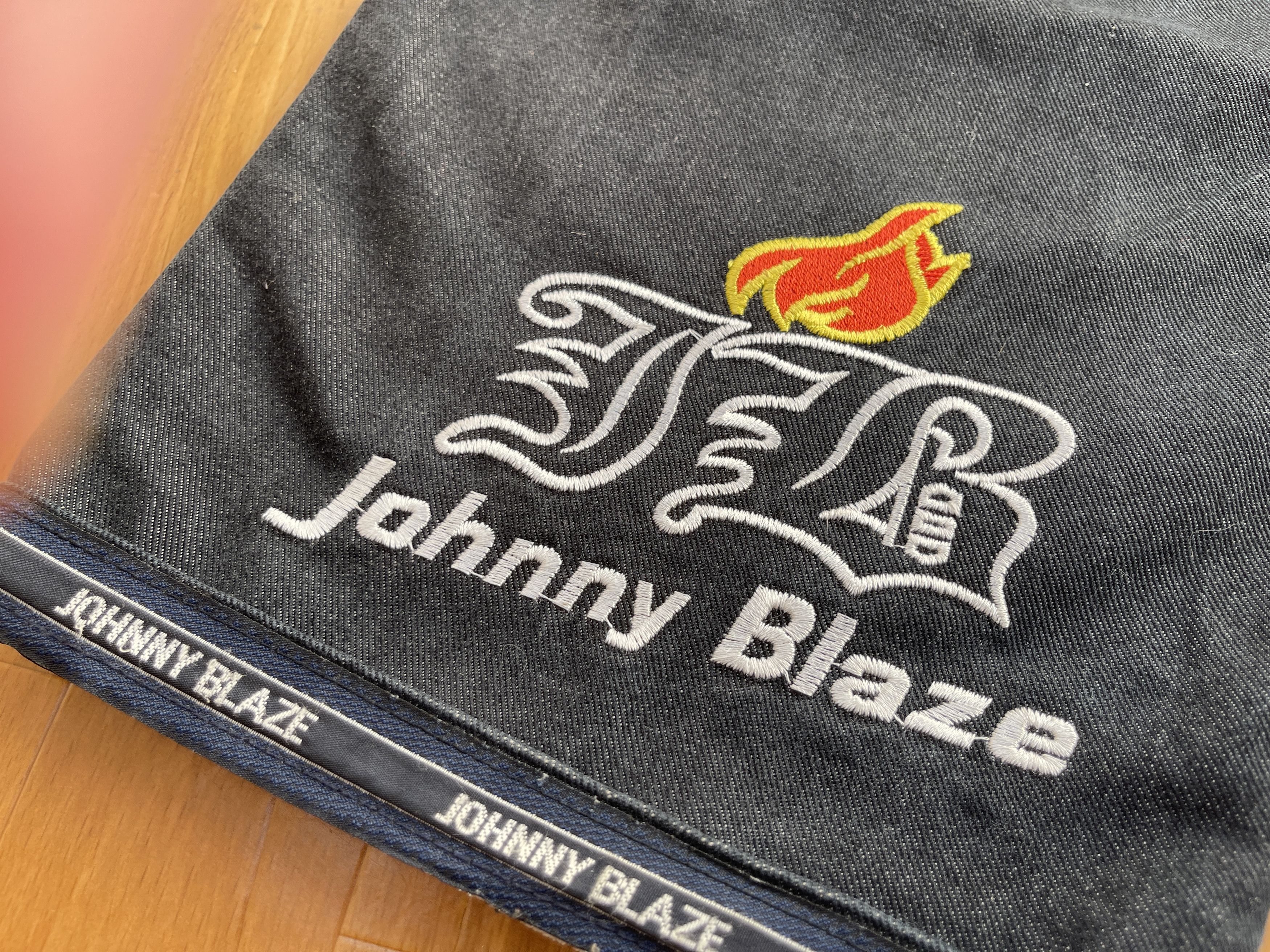 Wu-Tang Clan Johnny Blaze jeans shiny metallic silver baggy Wu Wear 28 Size US 28 / EU 44 - 8 Thumbnail