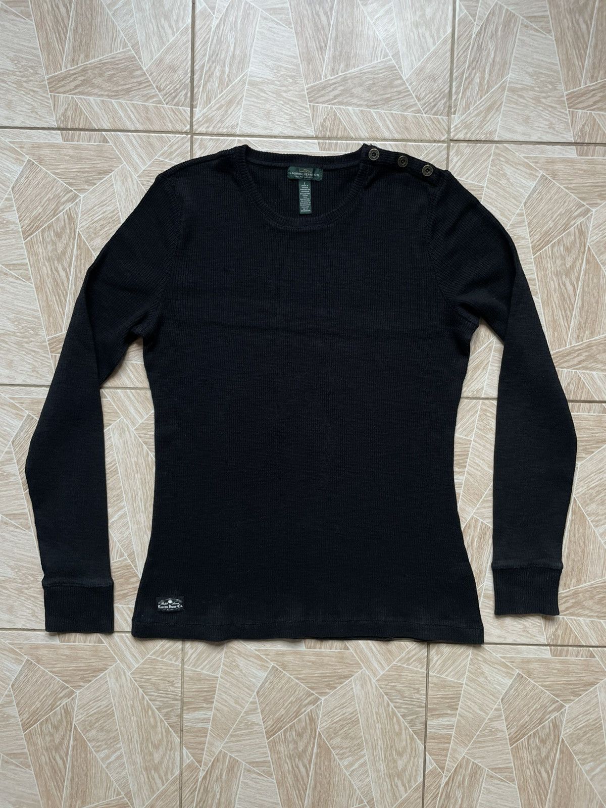 Lauren Ralph Lauren × Vintage Hype LRL Luxury Green Label Ralph Lauren Jeans Co. Sweater Size US L / EU 52-54 / 3 - 1 Thumbnail