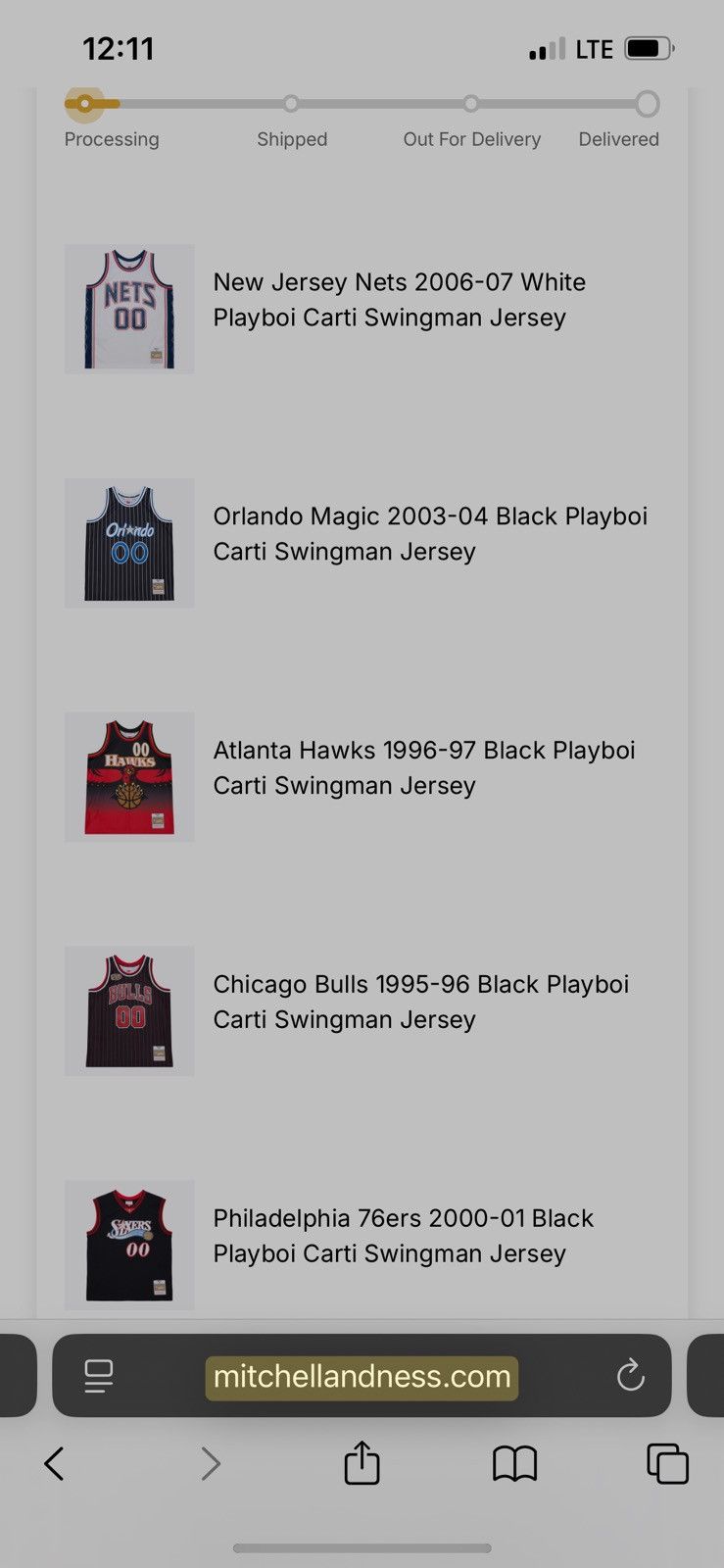 Mitchell & Ness Playboi Carti Mitchell & Ness Orlando Magic jersey large Size US L / EU 52-54 / 3 - 4 Thumbnail