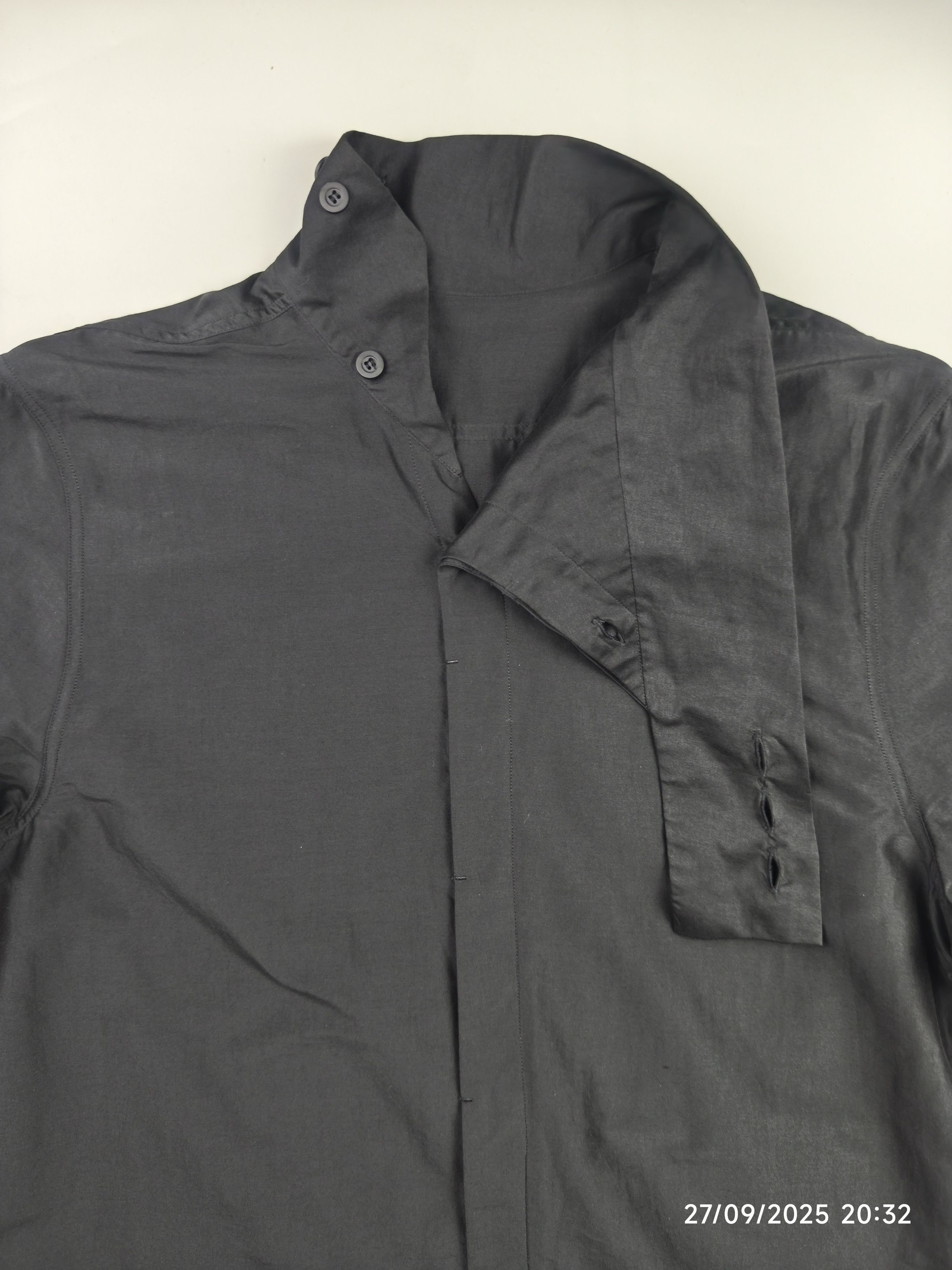 Rick Owens Rick owens mainline cyclops S/S 16 highneck silk shirt Size US M / EU 48-50 / 2 - 12 Thumbnail