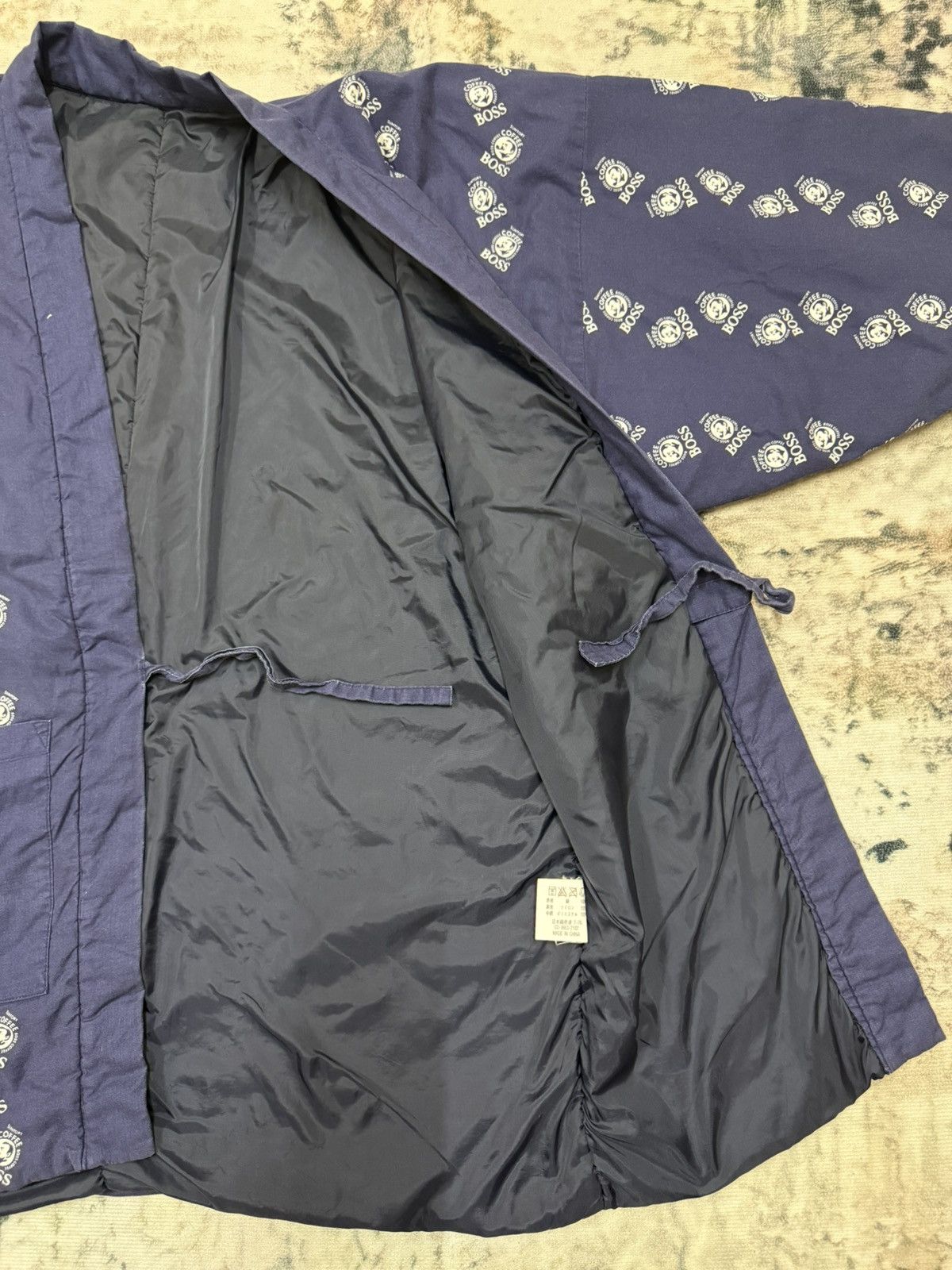Japanese Brand Vintage Coffee Boss Fullprint Double Pocket Robe/Kimono Size US M / EU 48-50 / 2 - 5 Thumbnail