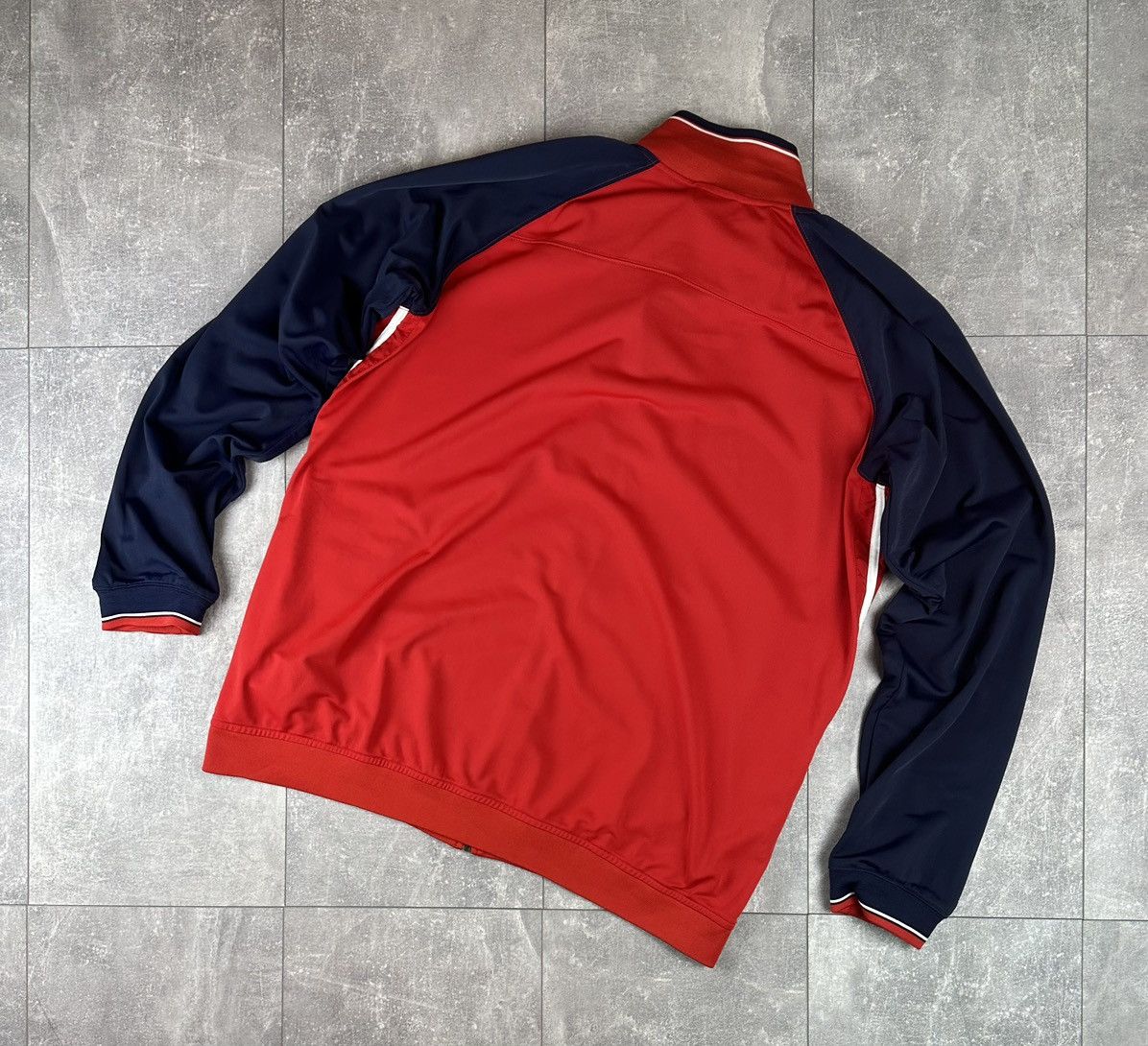 Nike Nike Track-Top Small Swoosh Full Zip Up Light Jacket Size US XXL / EU 58 / 5 - 13 Thumbnail
