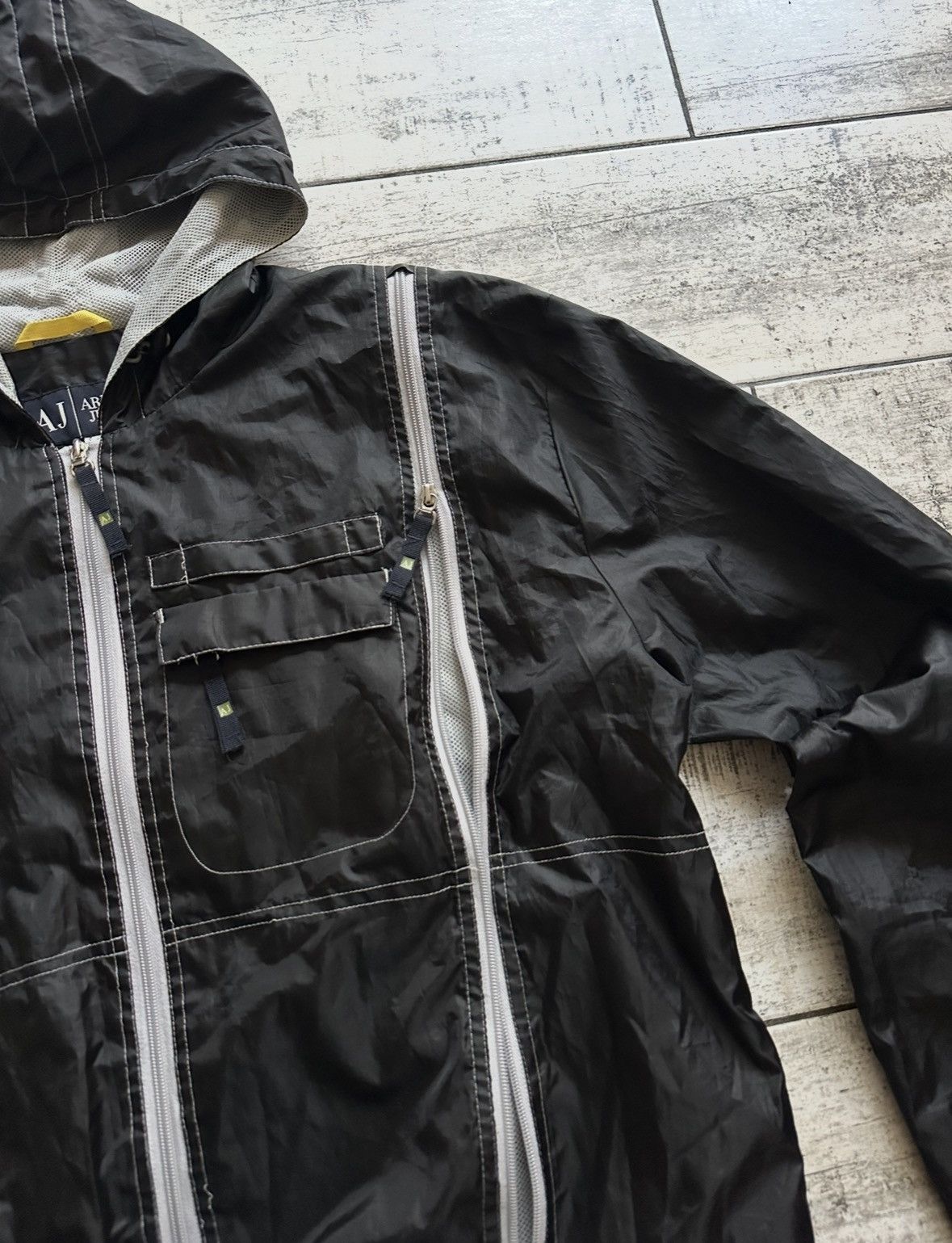 Armani vintage Armani Jeans y2k ventilated technical jacket 00s Size US L / EU 52-54 / 3 - 7 Thumbnail