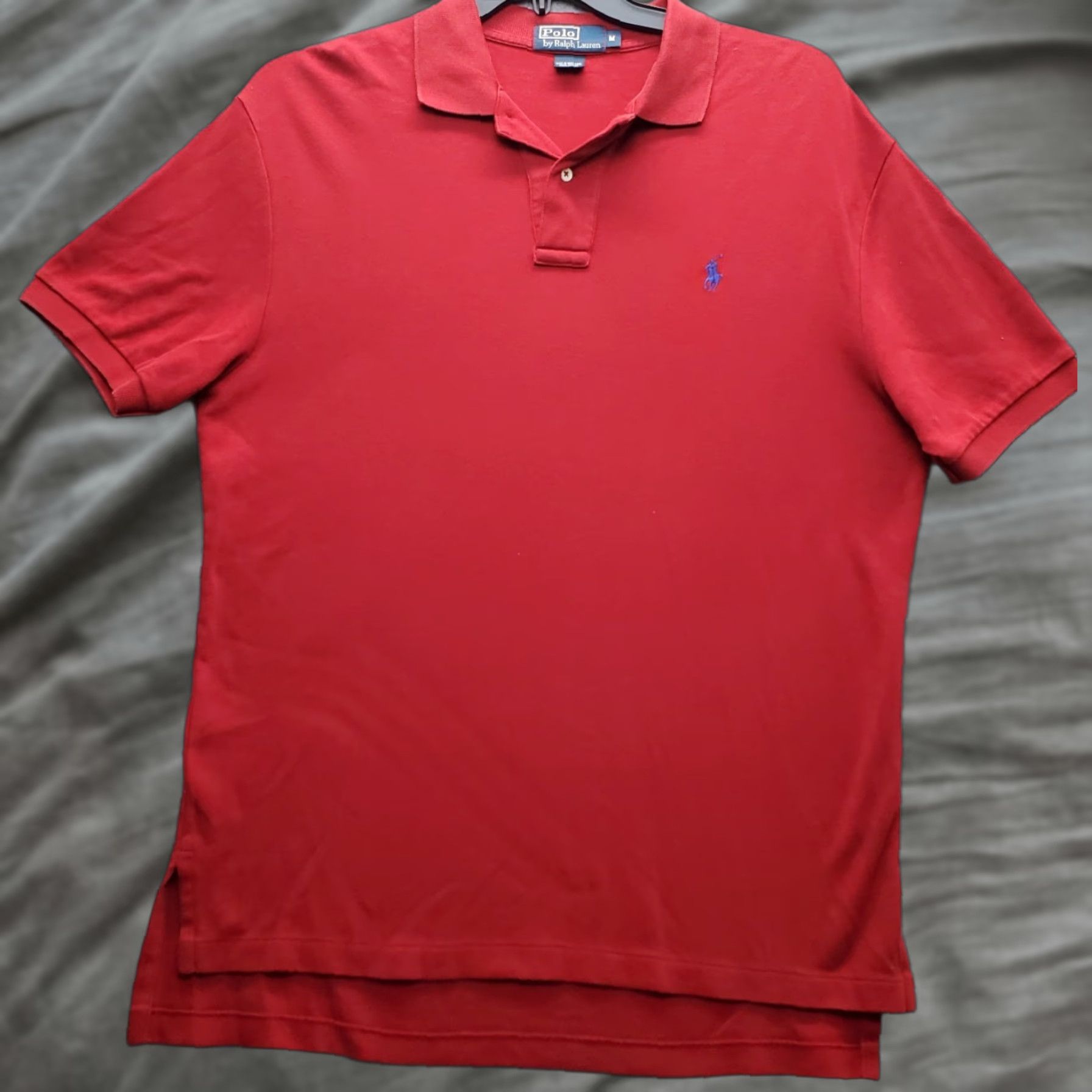Polo Ralph Lauren Polo Ralph Lauren Polo Shirt Mens M Red Performance Pony Logo High Low Slit Size US M / EU 48-50 / 2 - 1 Thumbnail