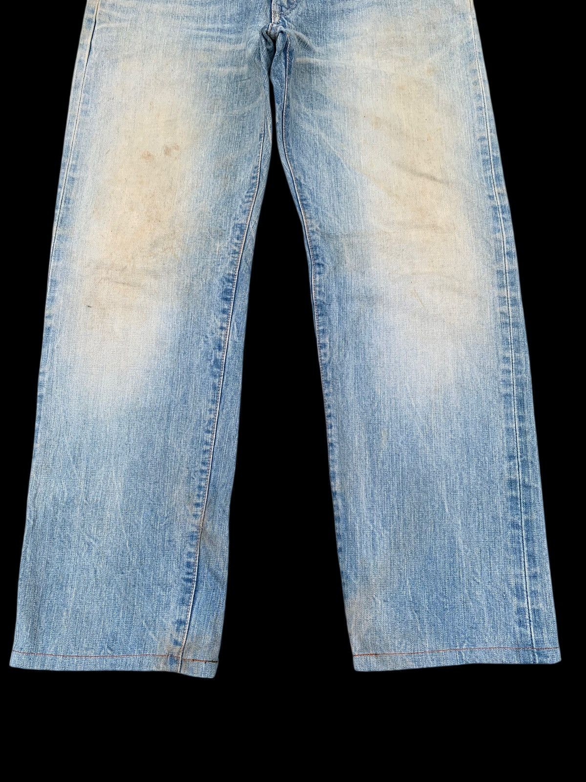 Edwin VINTAGE EDWIN 505s SELVEDGE FADED&RUSTY DISTRESSED DENIM Size US 32 / EU 48 - 7 Thumbnail