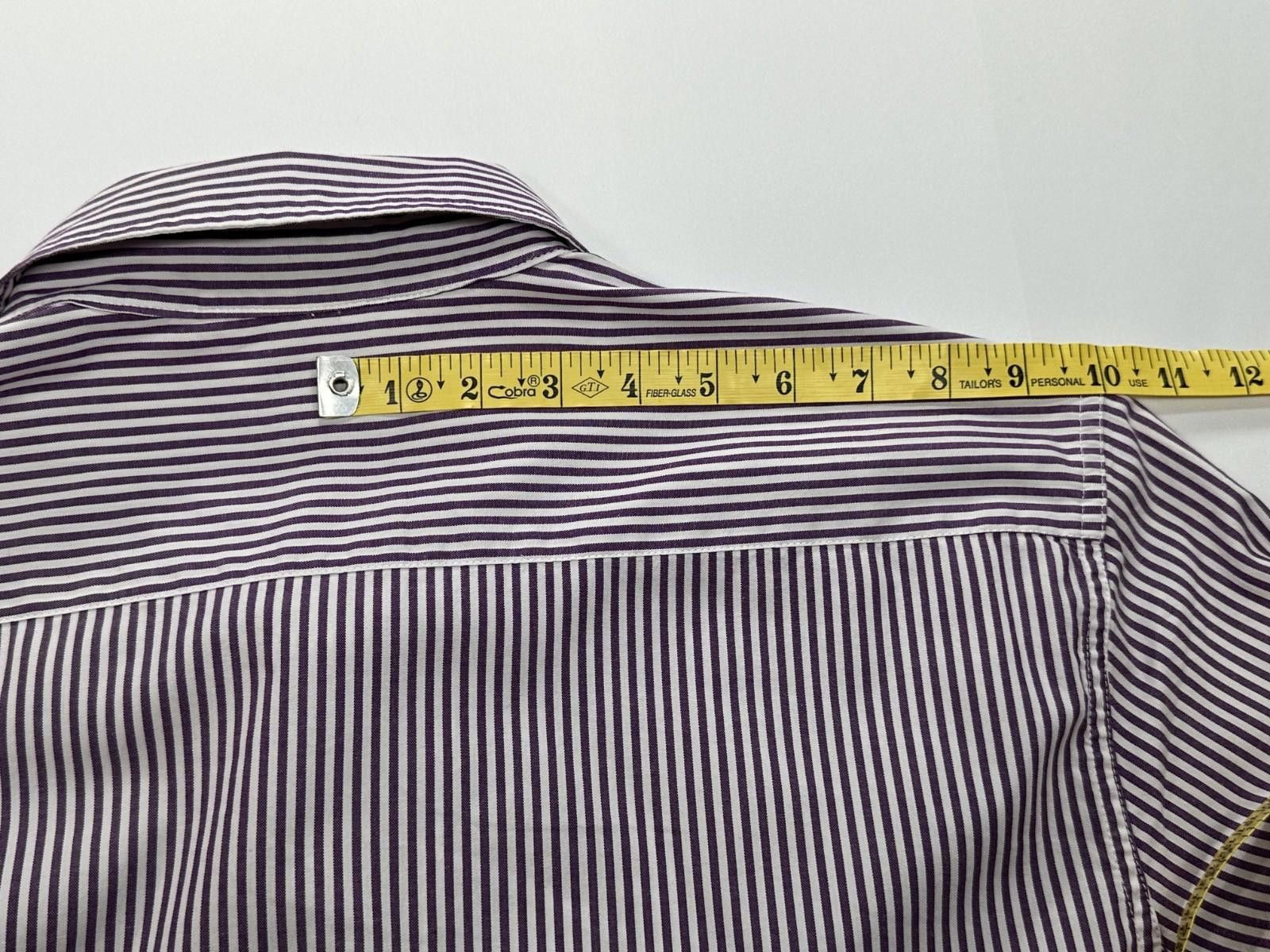 American Eagle Outfitters American Eagle Vintage Slim Fit Button Up Purple Men's XL Size US XL / EU 56 / 4 - 6 Thumbnail