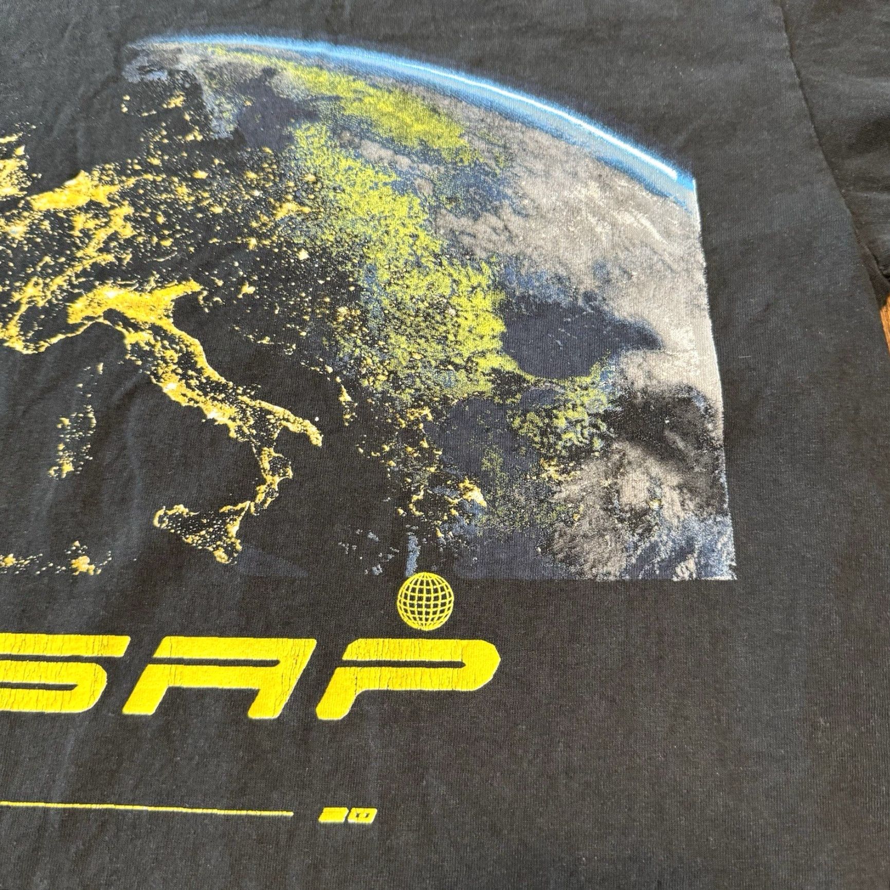 Vintage VINTAGE ASAP Worldwide Black Short Sleeve T Shirt Mens XS S? Size US M / EU 48-50 / 2 - 4 Thumbnail