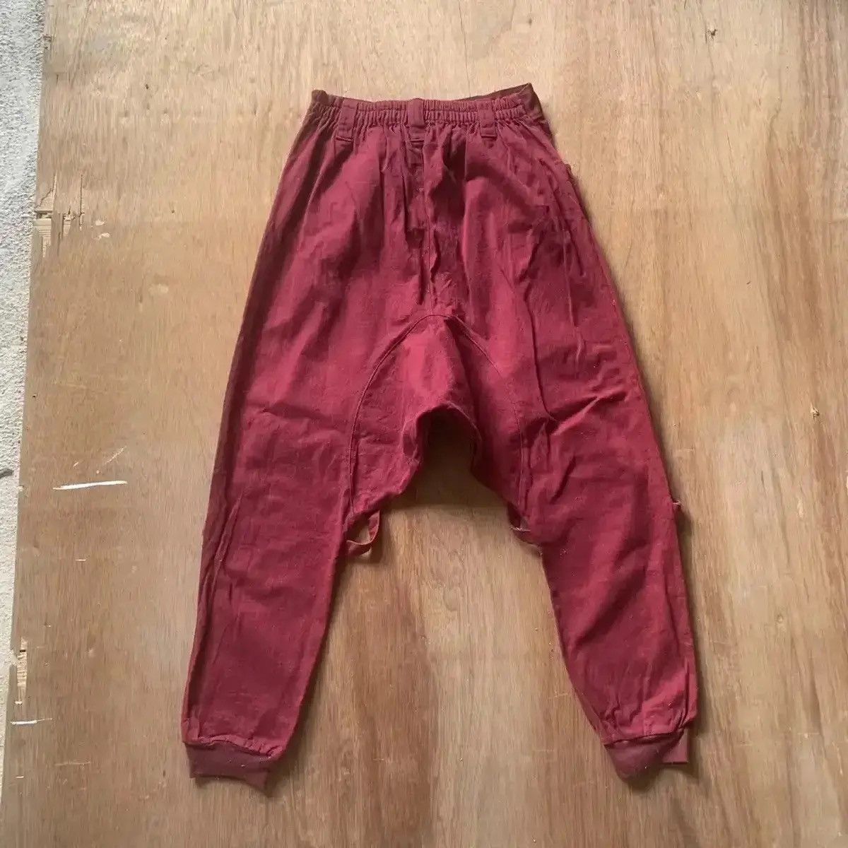 Blue Blue Japan × Fruit Of The Loom ⚡️ FLASH SALE⚡️SPRING WAIST DROP CROTCH PANTS BLANK JAPANESE Size US 29 - 6 Thumbnail