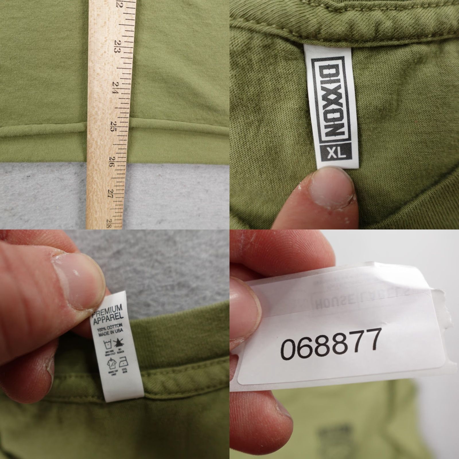 Vintage Dixxon Shirt Mens XL Green Working Class Hero Graphic Tee Workwear Made In USA Size US XL / EU 56 / 4 - 8 Thumbnail